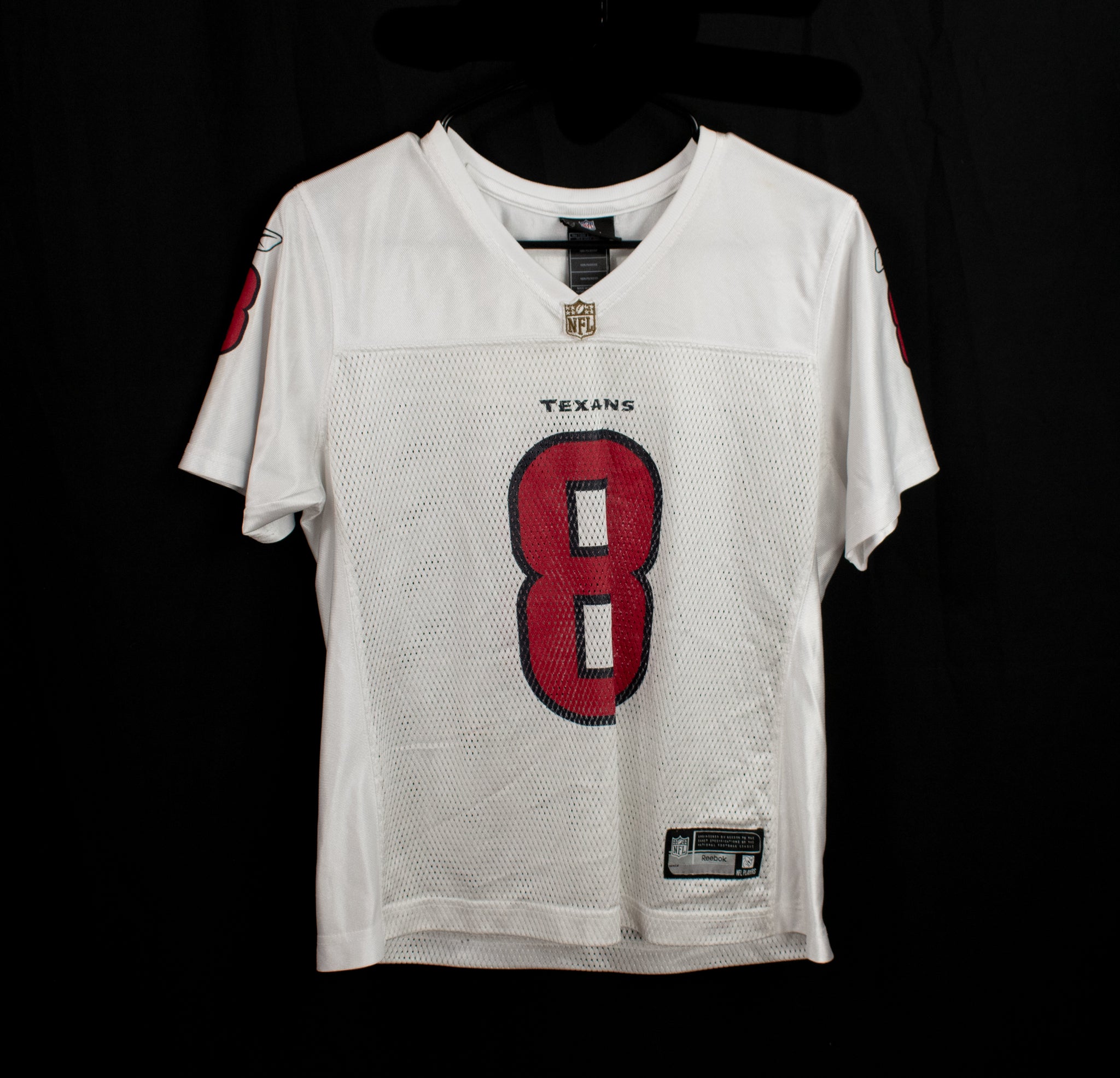 Houston Texans NFL Jersey White 8 Schaub Football Jersey Size Medium Women