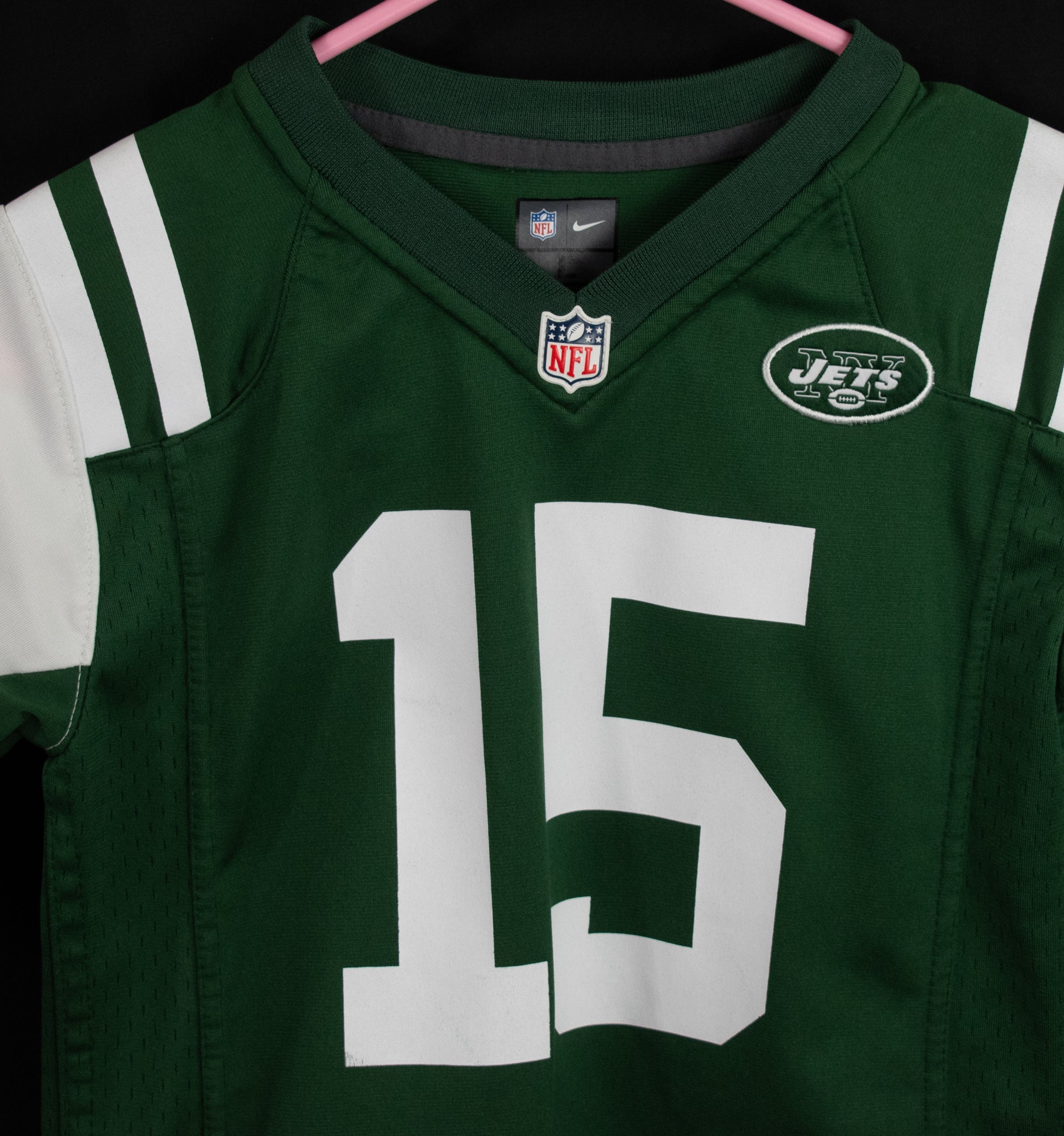 New York Jets Large Nike On Field Jersey 15 Tebow Authentic NFL Green Youth / Kids