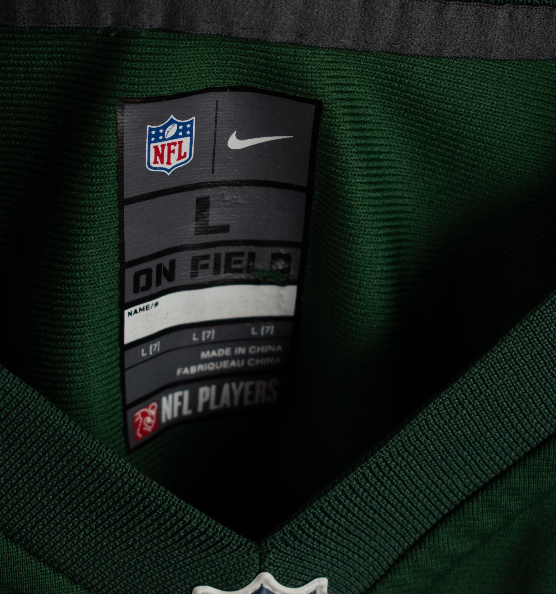 New York Jets Large Nike On Field Jersey 15 Tebow Authentic NFL Green Youth / Kids