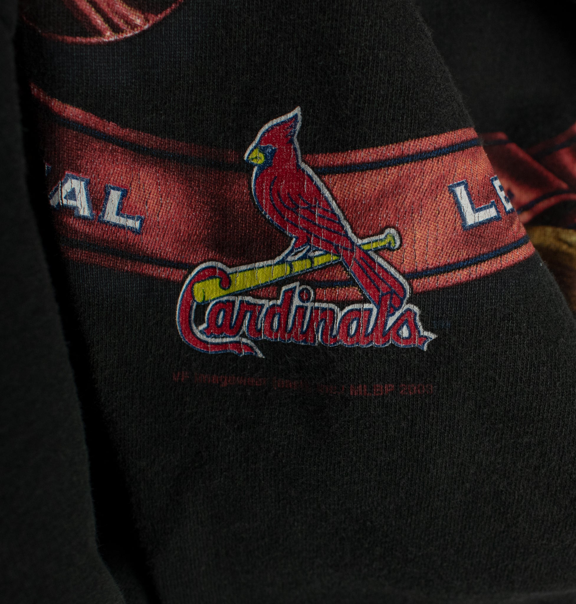 St Louis Cardinals MLB Baseball Shirt Large Vintage MLB Shirt CSA 2003 Black