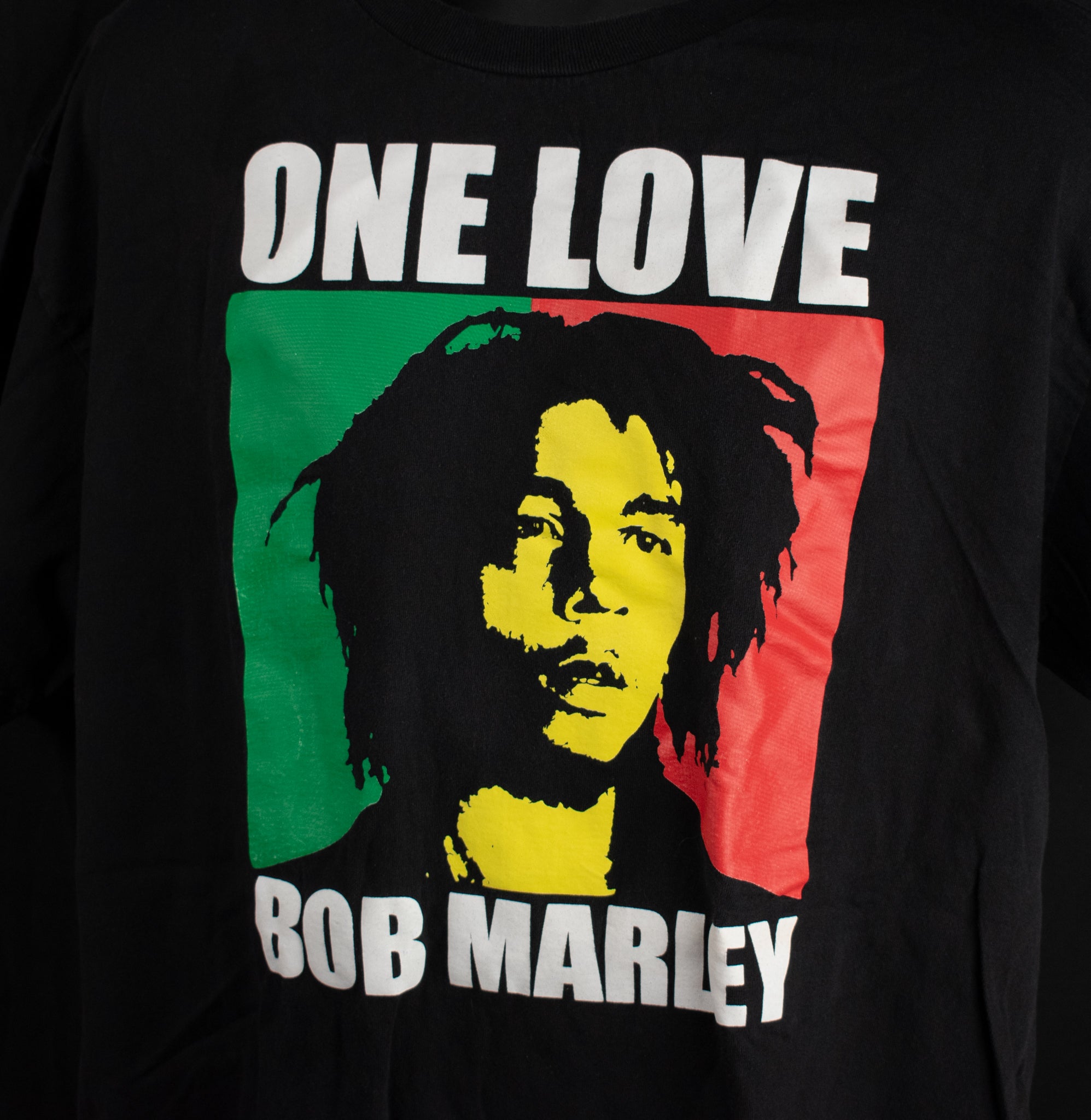 Bob Marley T-Shirt One Love Men X-Large Adult Vintage Black Shirt Authentic