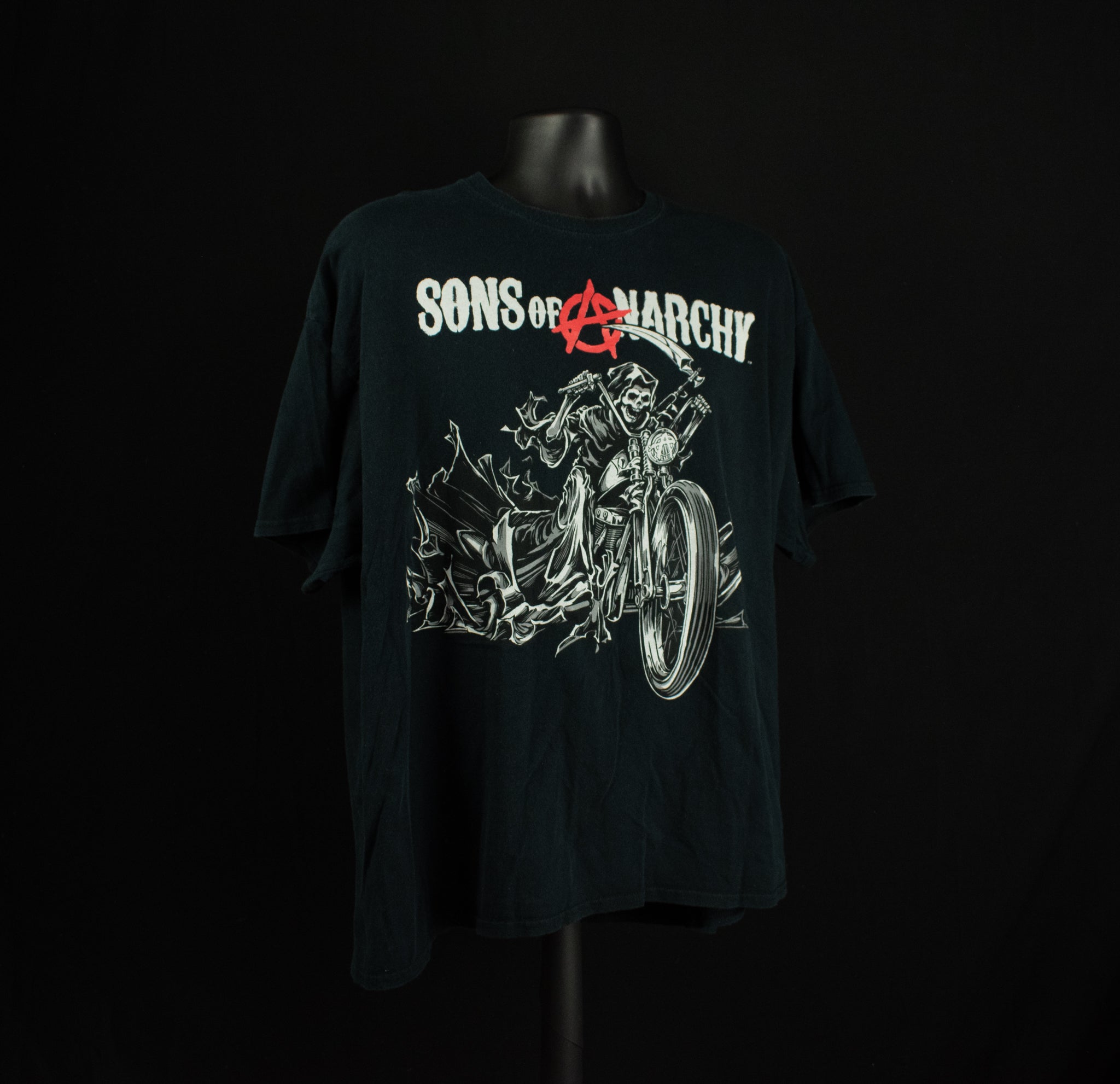 Sons of Anarchy Men T-Shirt XXL Black Motorcycle T-shirt