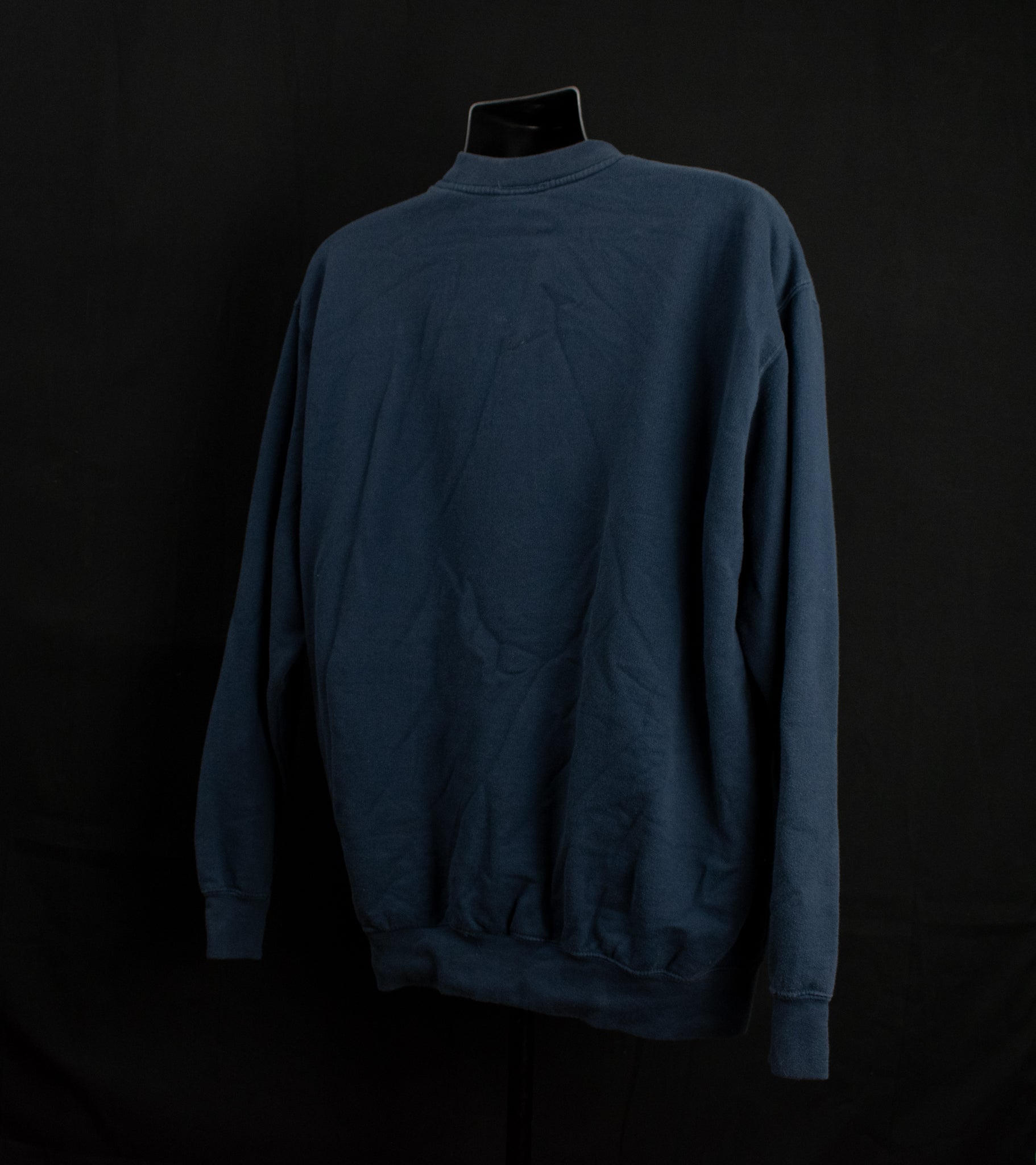 Boston Red Sox Pull Over Vintage Sweatshirt Large Mens MLB Baseball Sweater Majestic Blue
