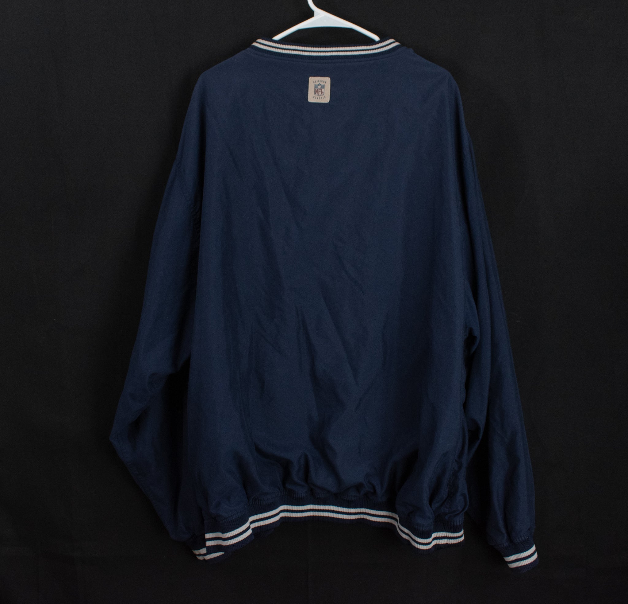 New England Patriots Men Pullover Windbreaker 2XL Mens NFL Football Authentic Vintage