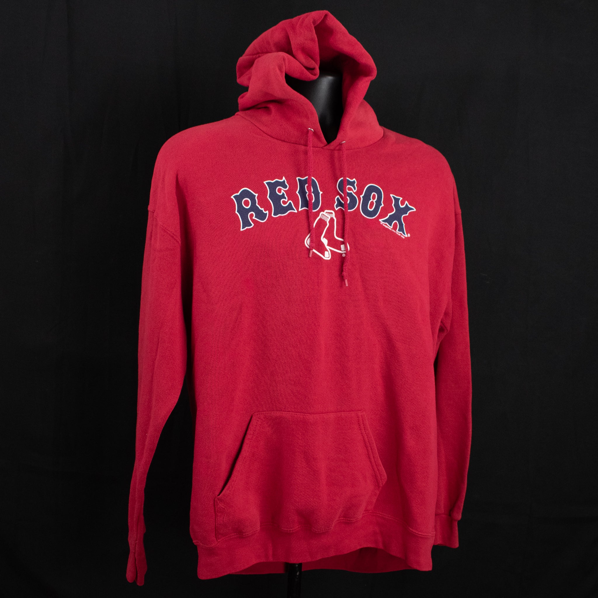 Boston Red Sox Baseball MLB Sweatshirt X-Large Red Kids Pullover Sweater Hoodie