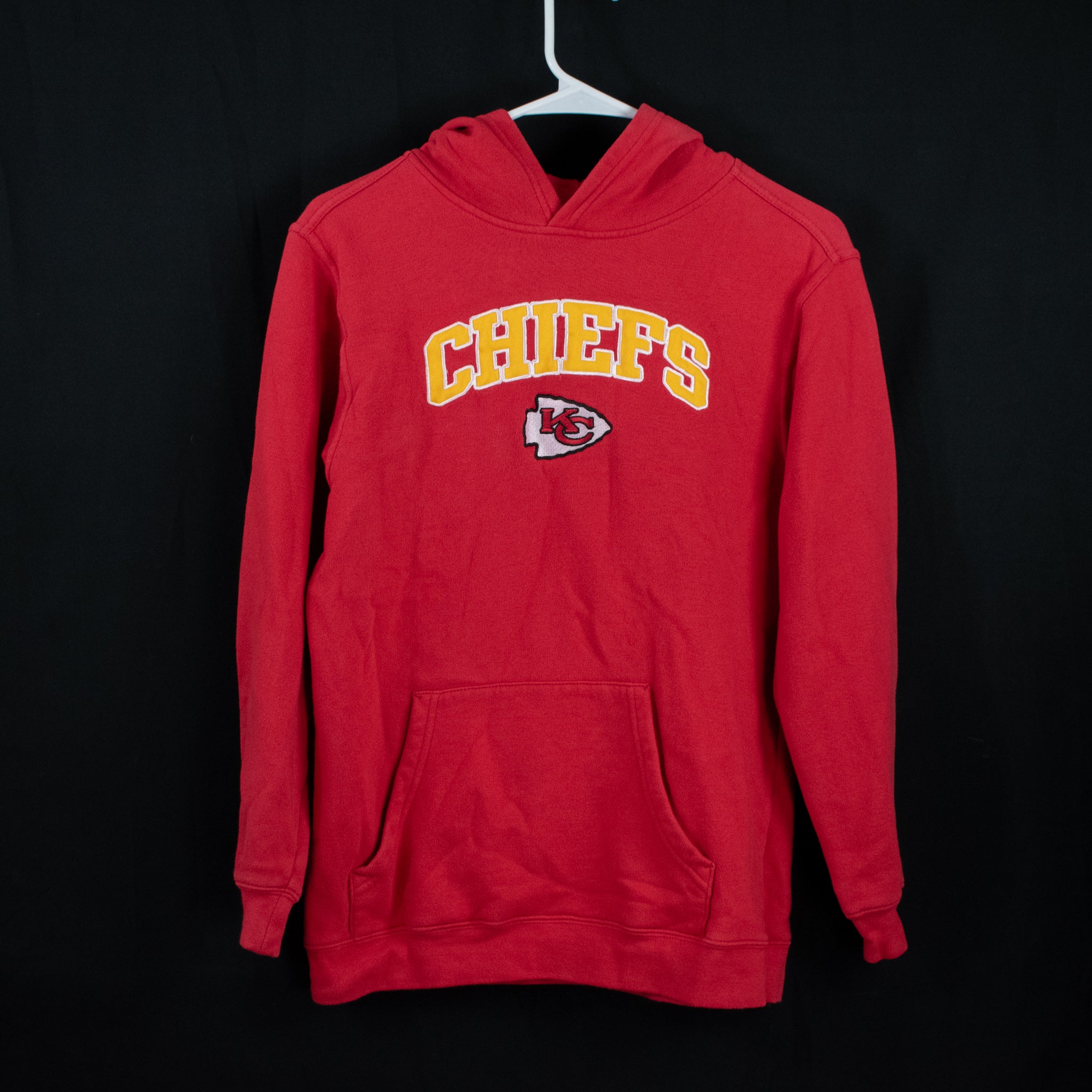 Kansas City Chiefs Sweatshirt Red Hoodie NFL Football Hoodie Youth X-Large Sweater