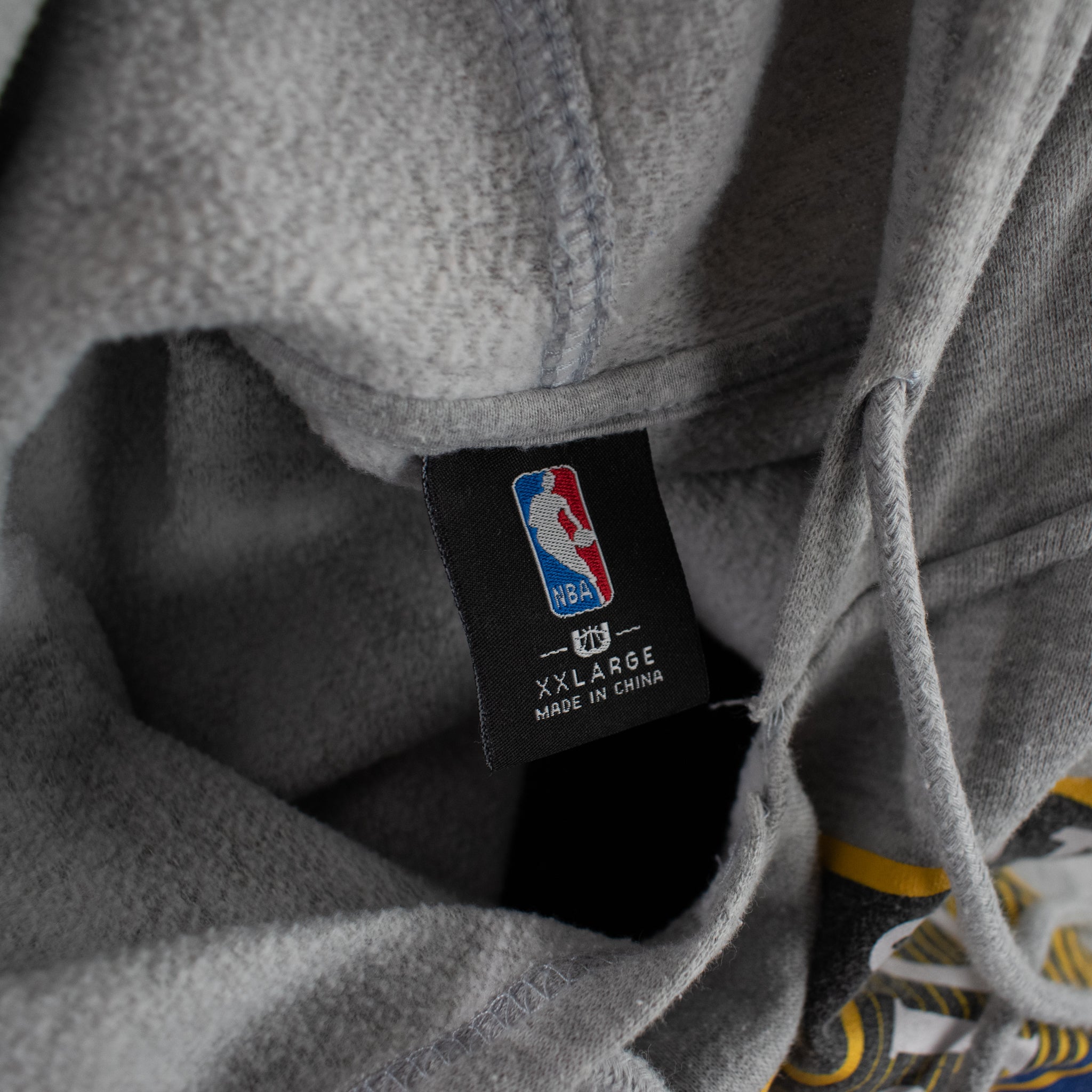 Golden State Warriors Basketball Hoodie Grey XXL Sweatshirt NBA Adult Mens