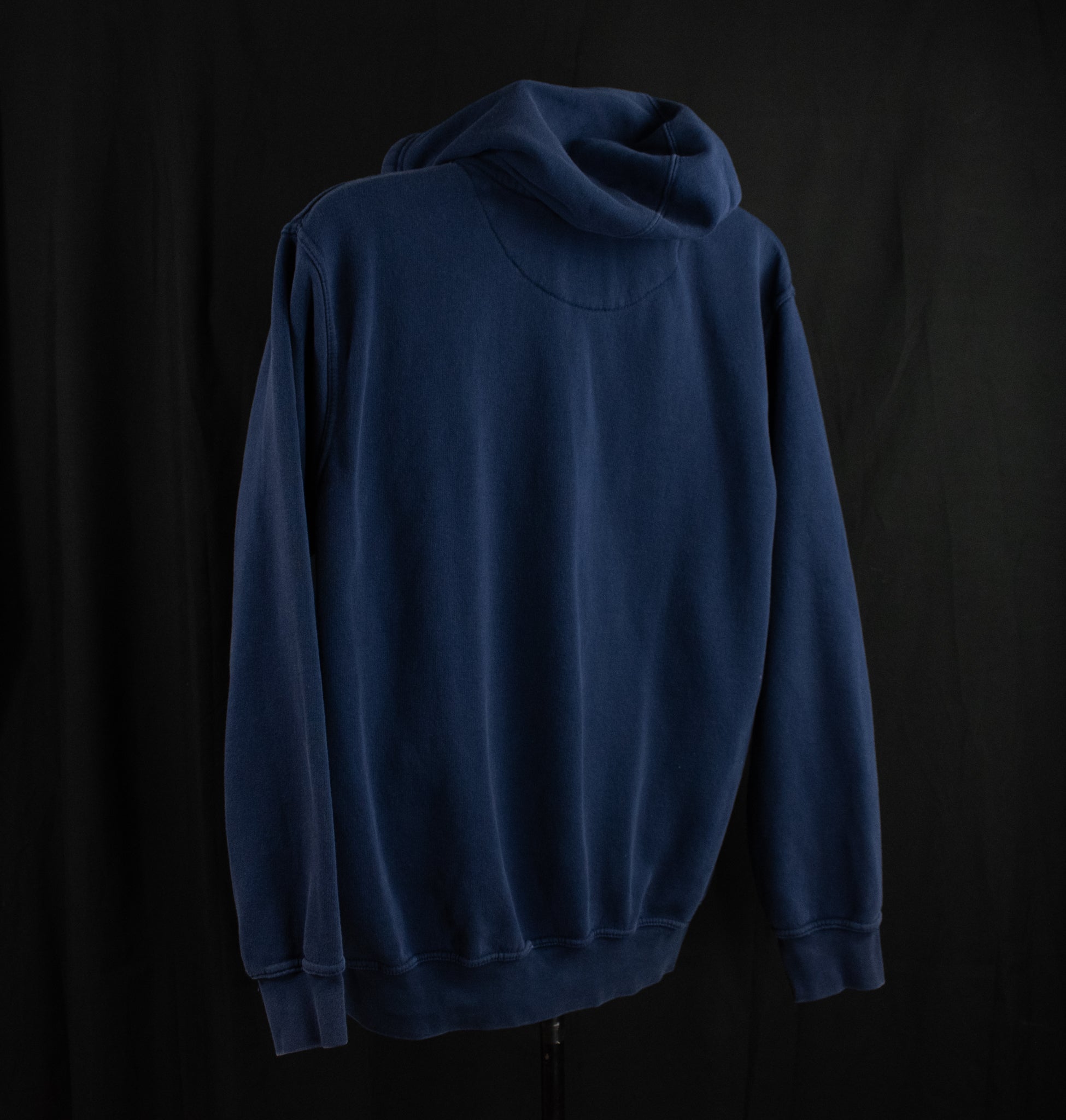 New England Patriots Sweatshirt NFL Football Branded Hoodie Large Zipup Mens Blue