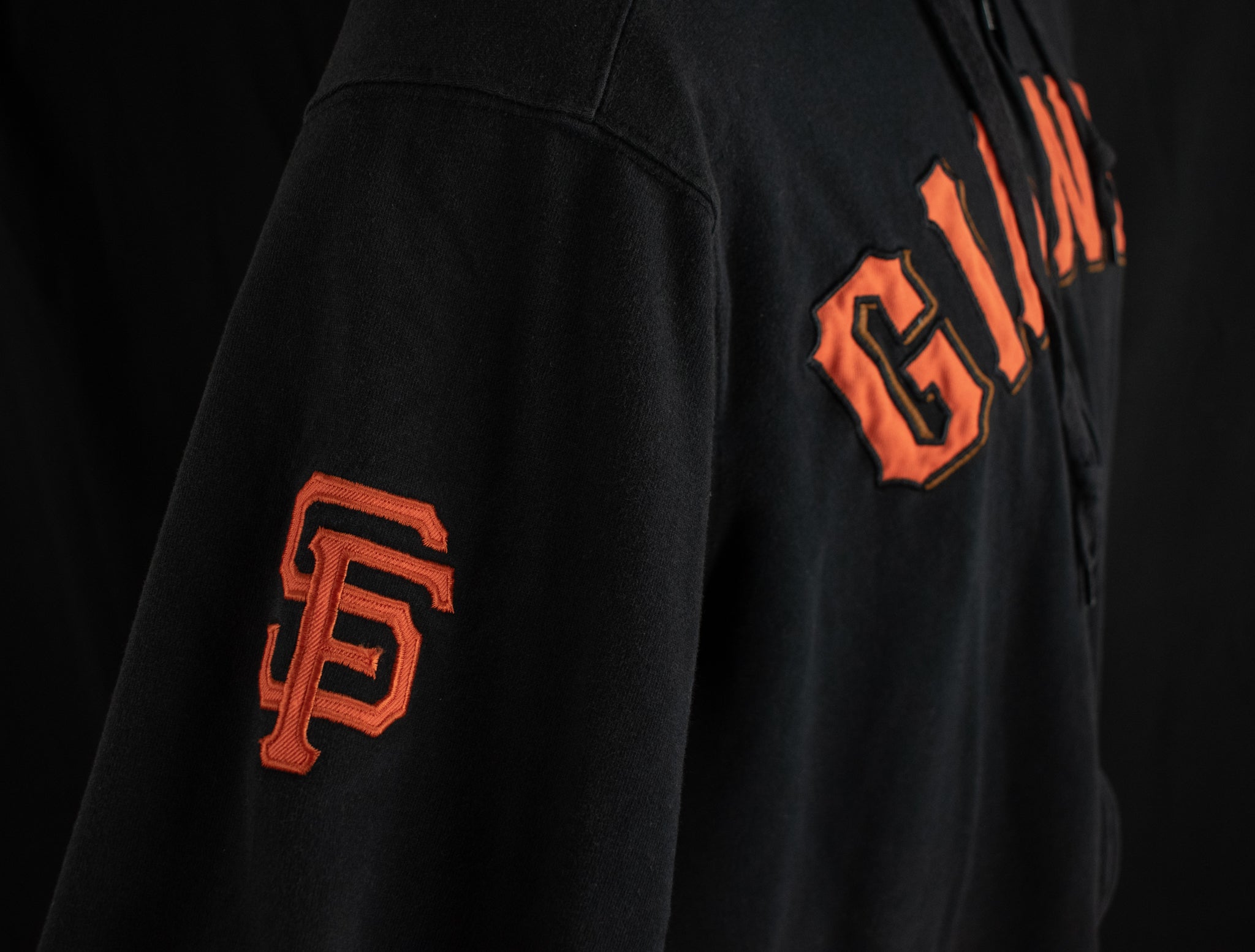 San Francisco Giants MLB Baseball Hoodie Zip Up Vintage Stitches Sweatshirt Small
