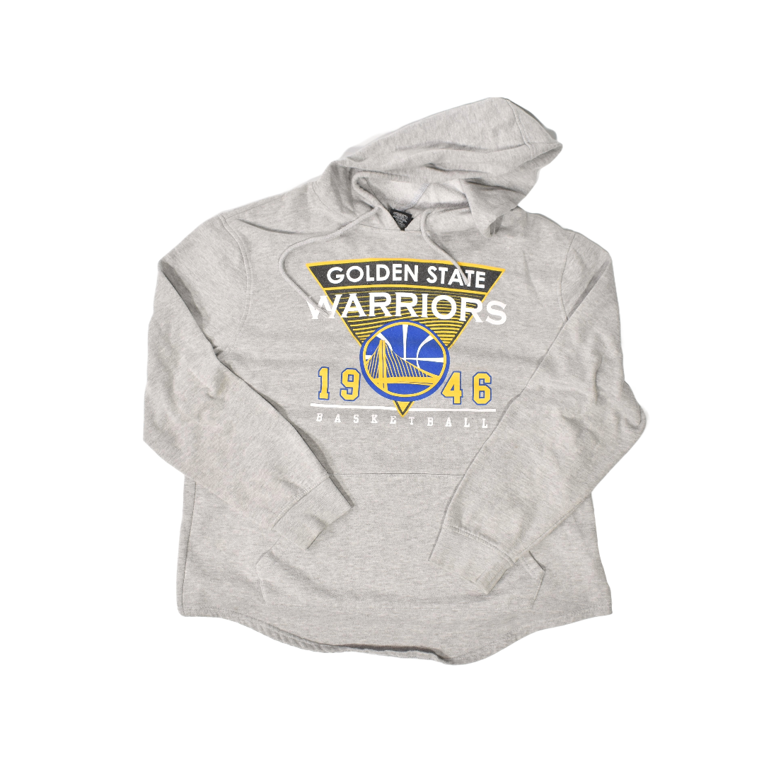 Golden State Warriors Basketball Hoodie Grey XXL Sweatshirt NBA Adult Mens