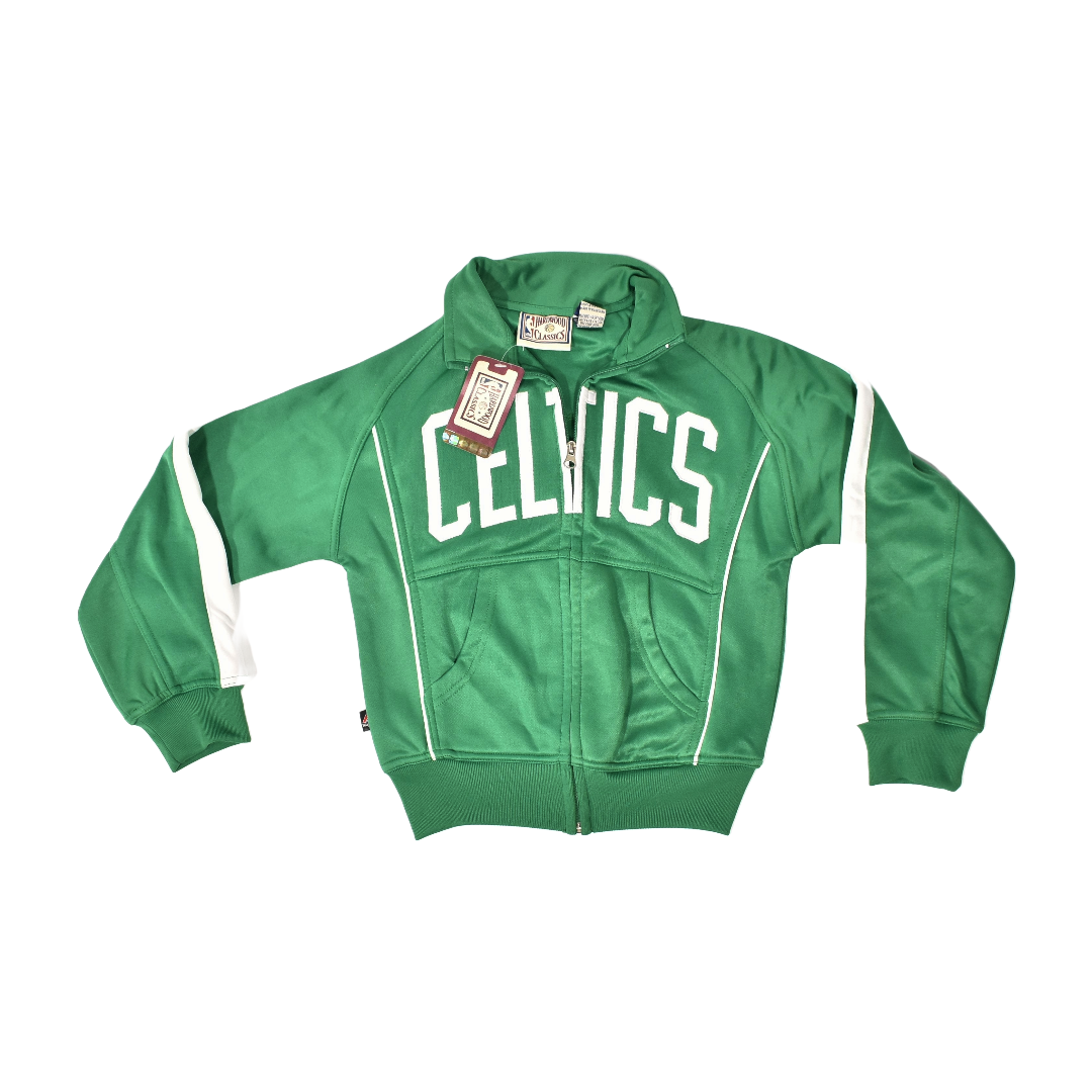 Hardwood Classics Small Zip Up Jacket Womens Lightweight Coat NBA Boston Celtics