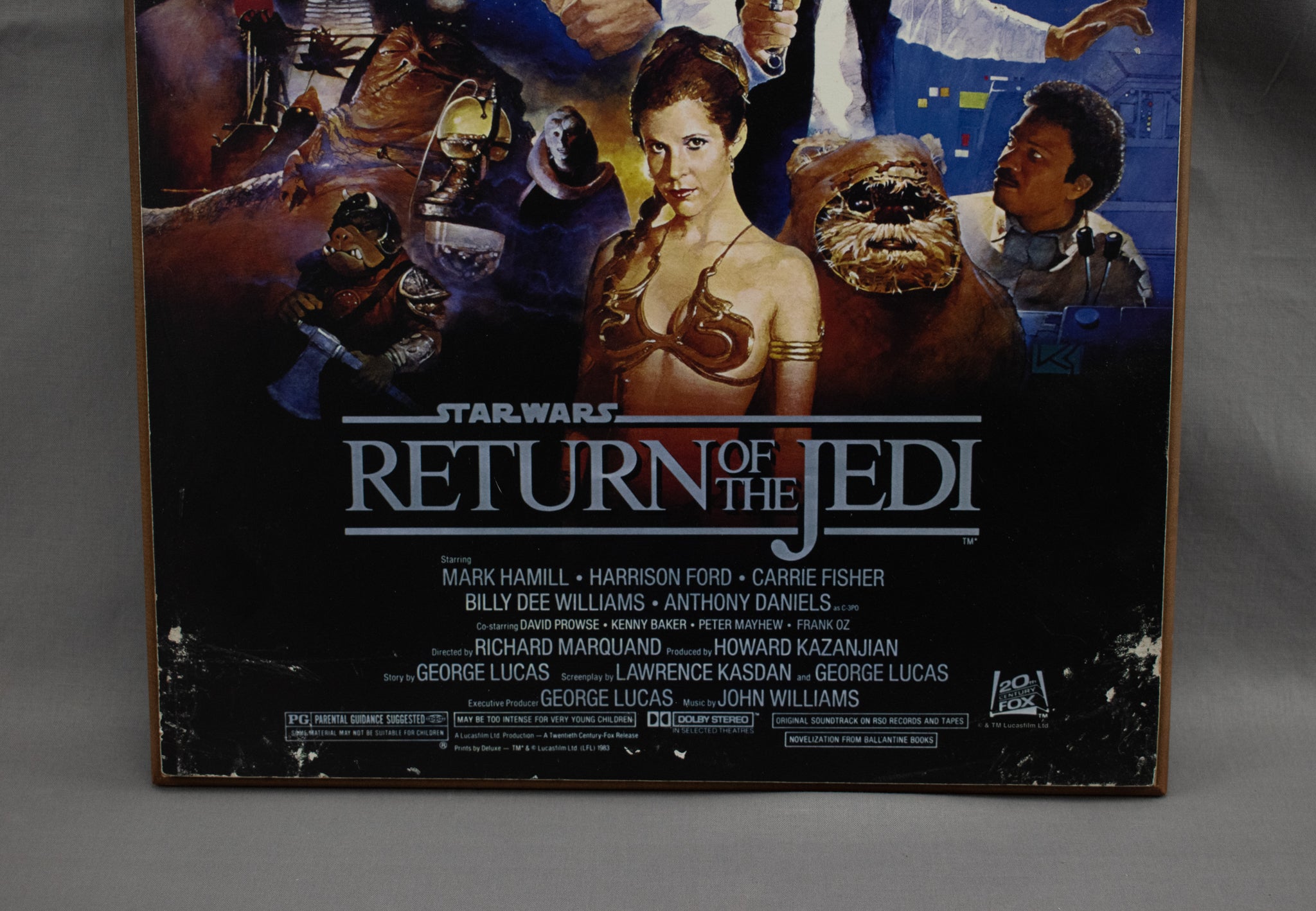 Star Wars Return of the Jedi Wood Plaque Home Decor 13x19
