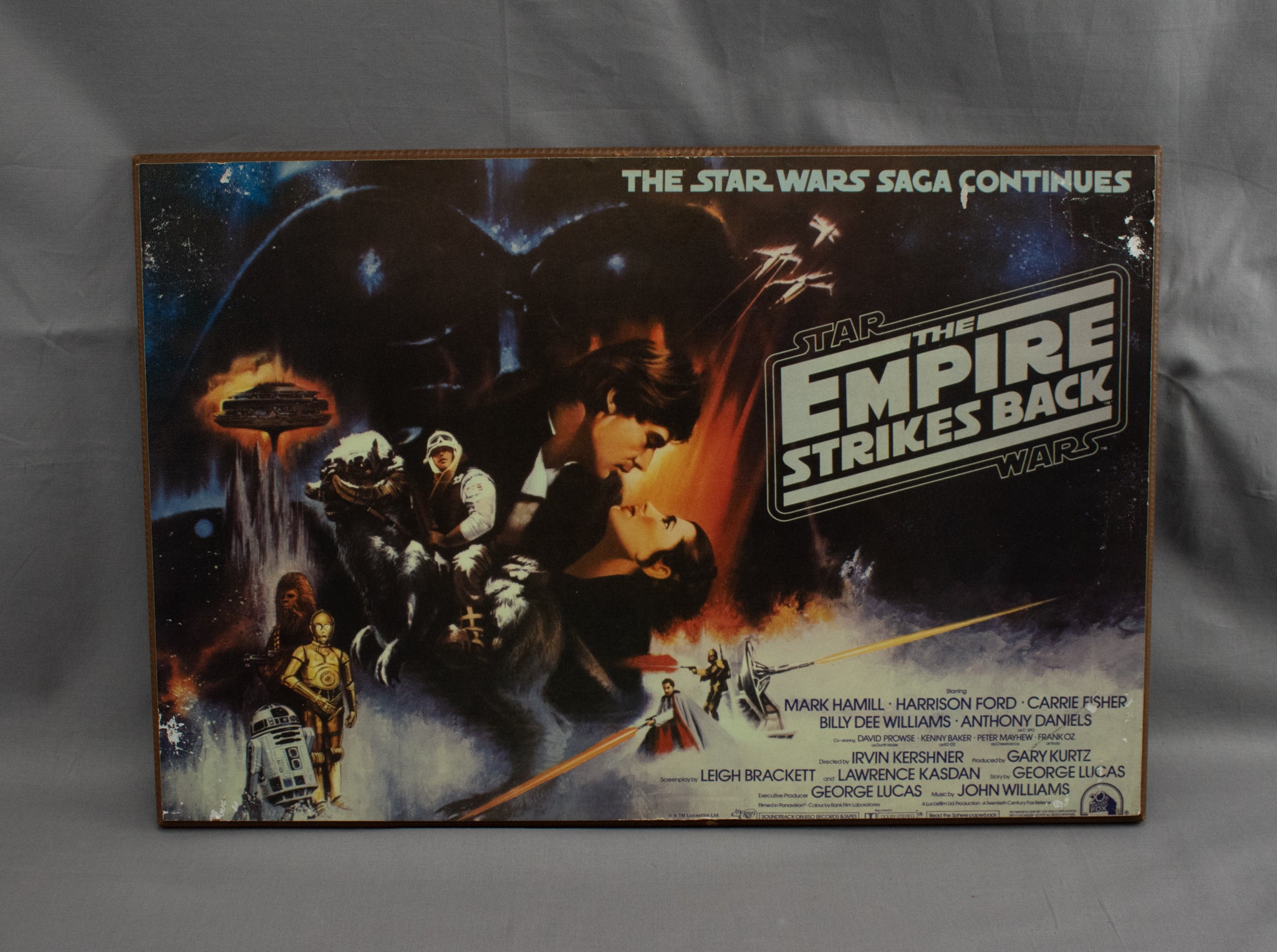 Star Wars Empire Strikes Back Wood Plaque Home Decor 13x19