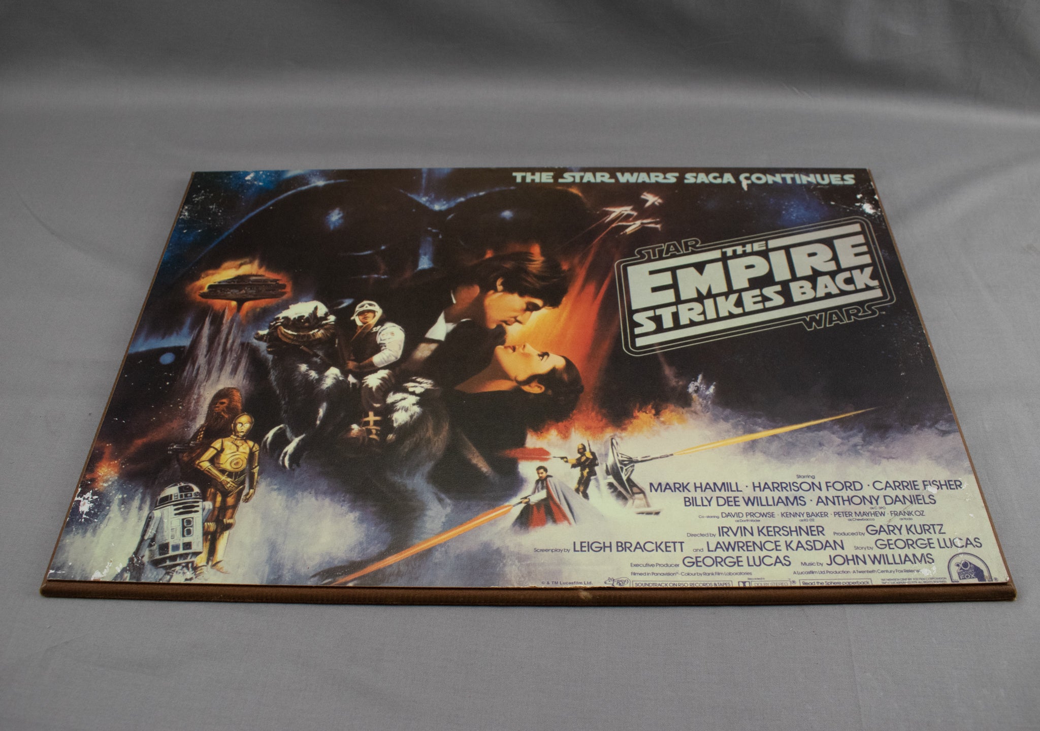 Star Wars Empire Strikes Back Wood Plaque Home Decor 13x19