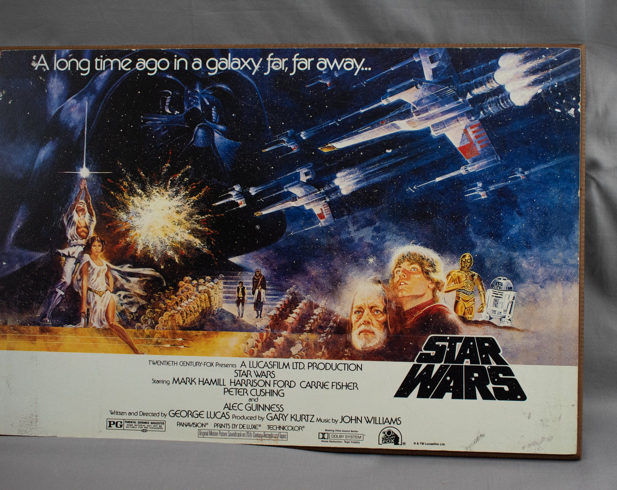 Star Wars A New Hope Wood Plaque Home Decor 13x19
