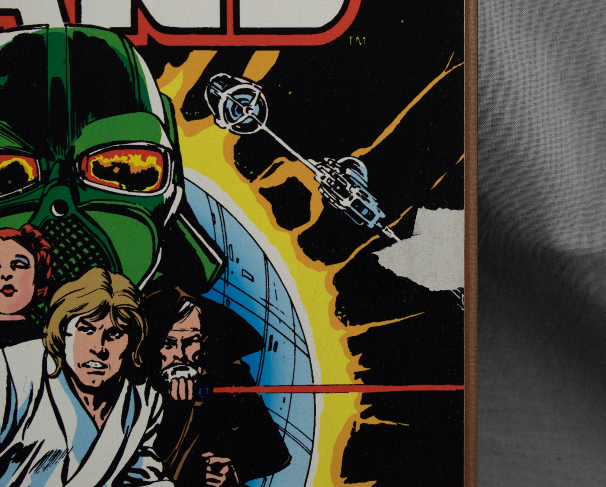 Star Wars Comic Book Art Issue 1 Wood Plaque Home Decor 13x19