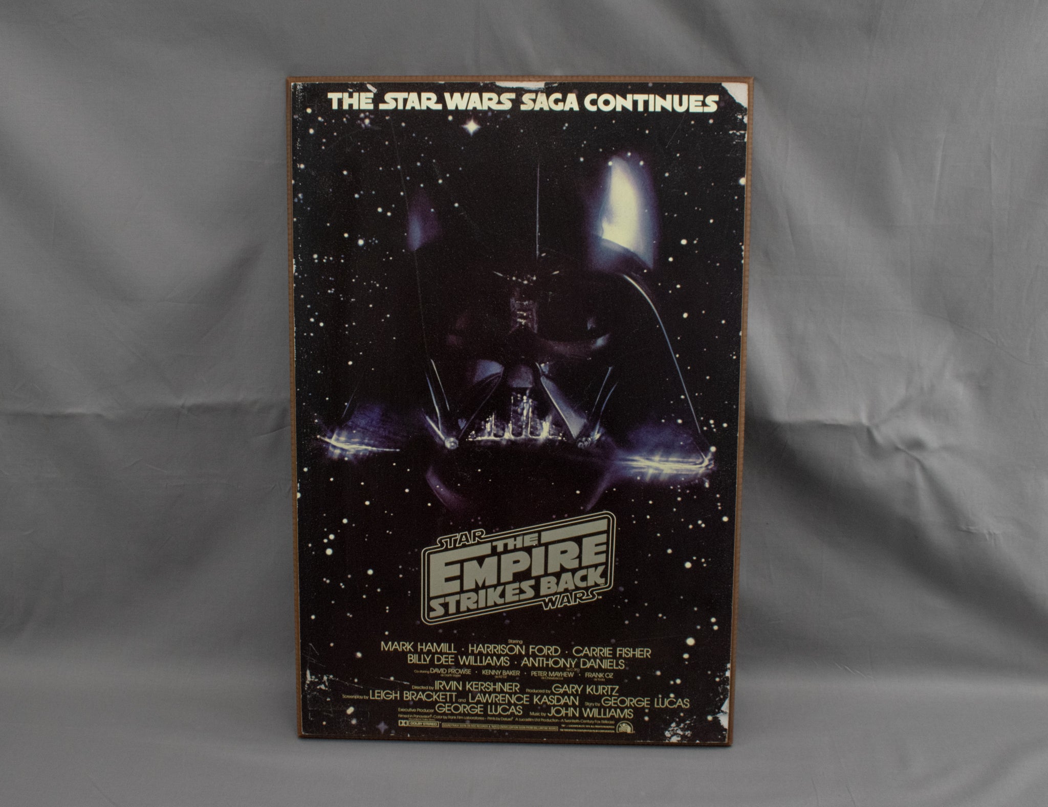 Star Wars Darth Vader Empires Strikes Back Wood Plaque Home Decor 13x19