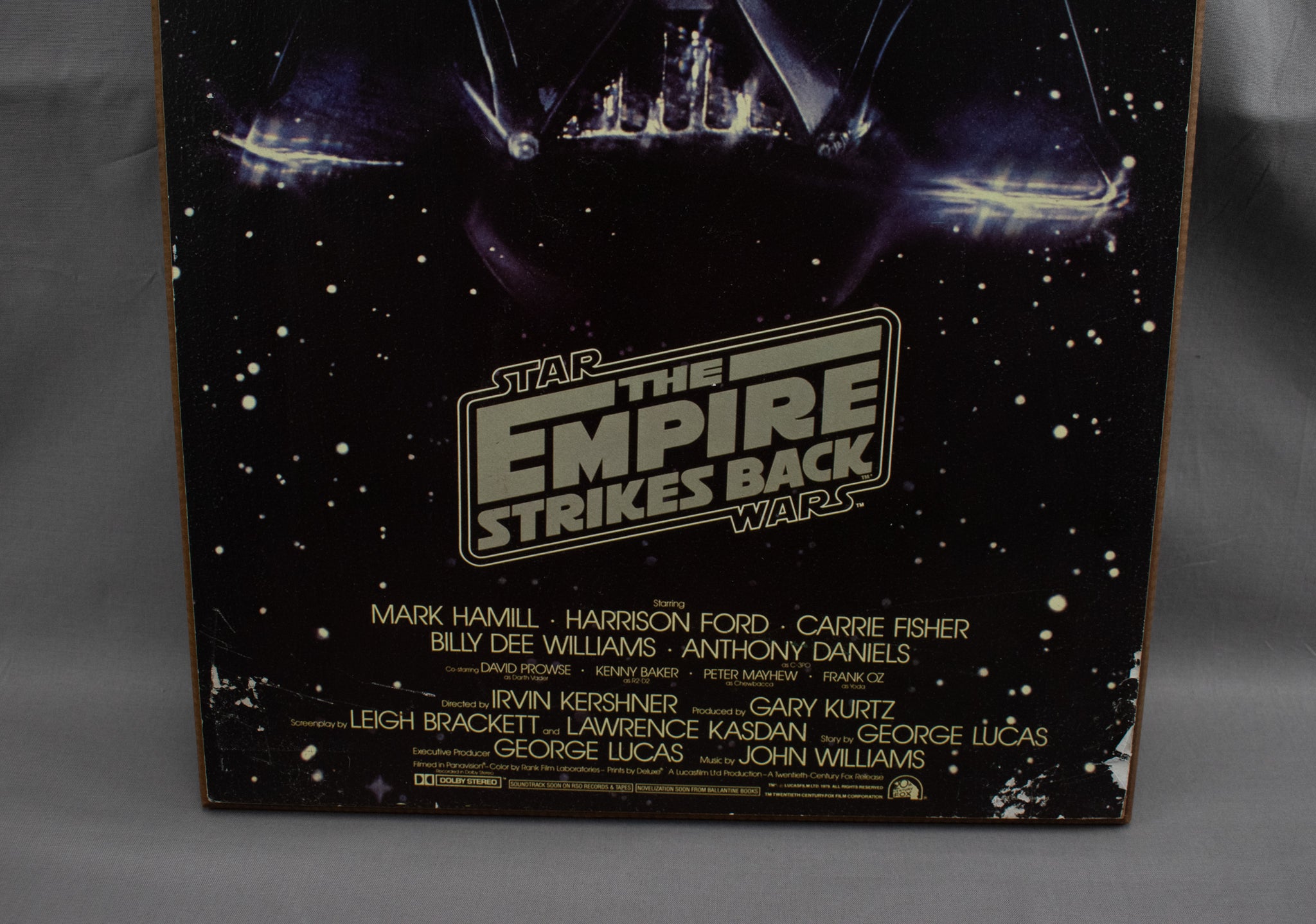 Star Wars Darth Vader Empires Strikes Back Wood Plaque Home Decor 13x19