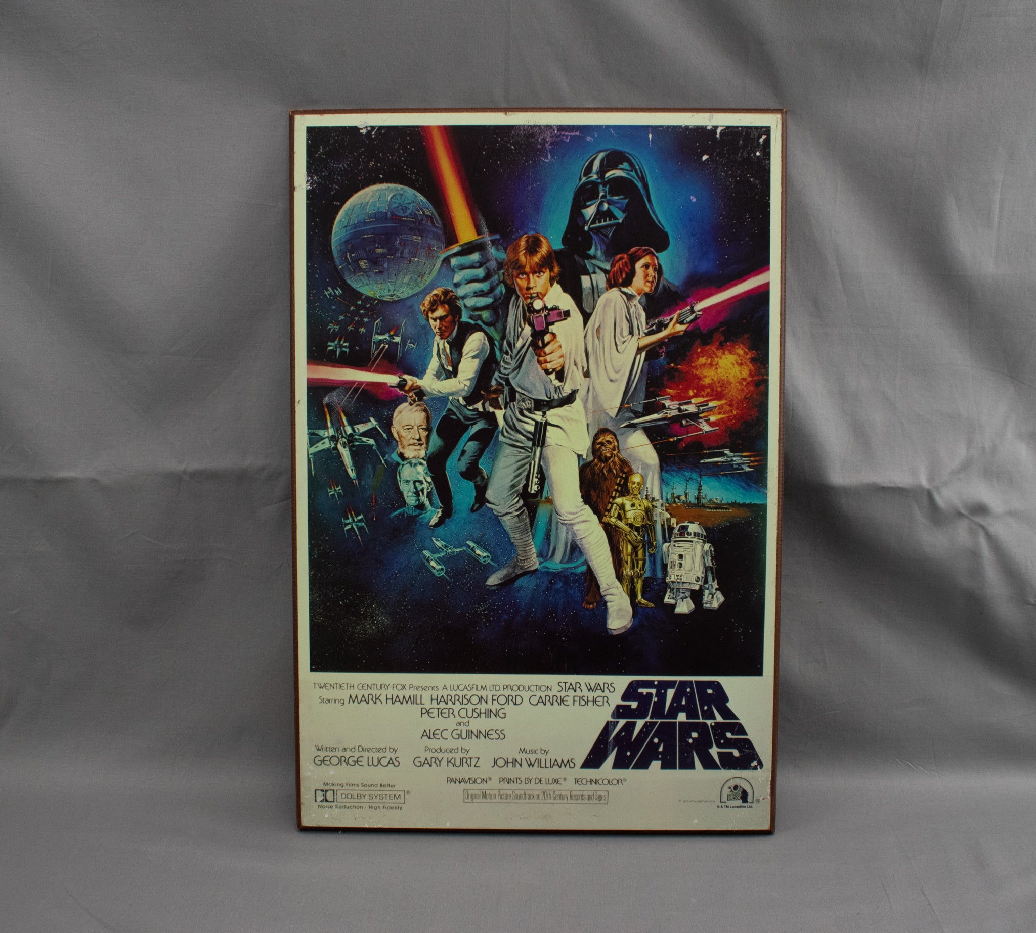 Star Wars Movie Art A New Hope Wood Plaque Home Decor 13x19
