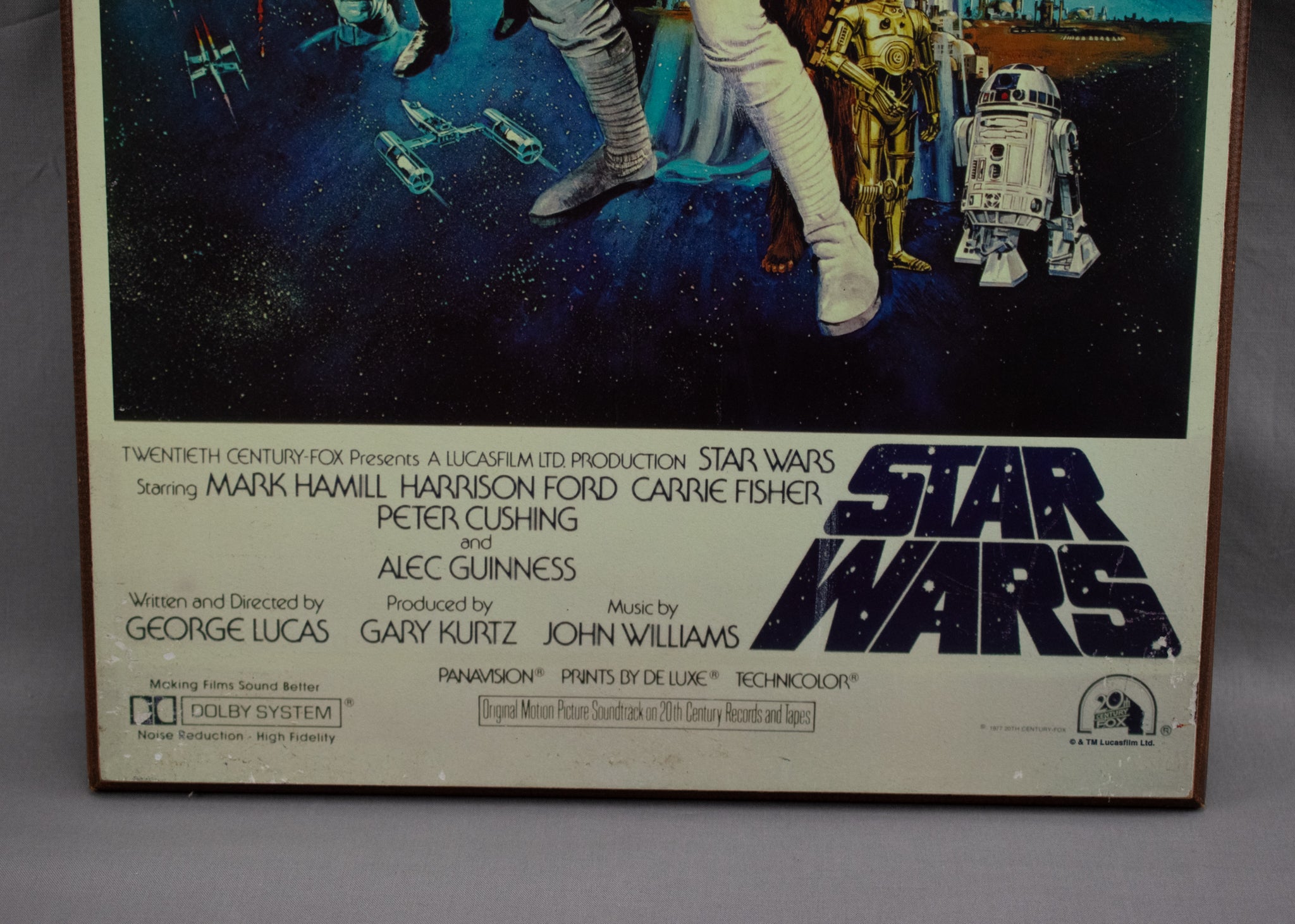 Star Wars Movie Art A New Hope Wood Plaque Home Decor 13x19