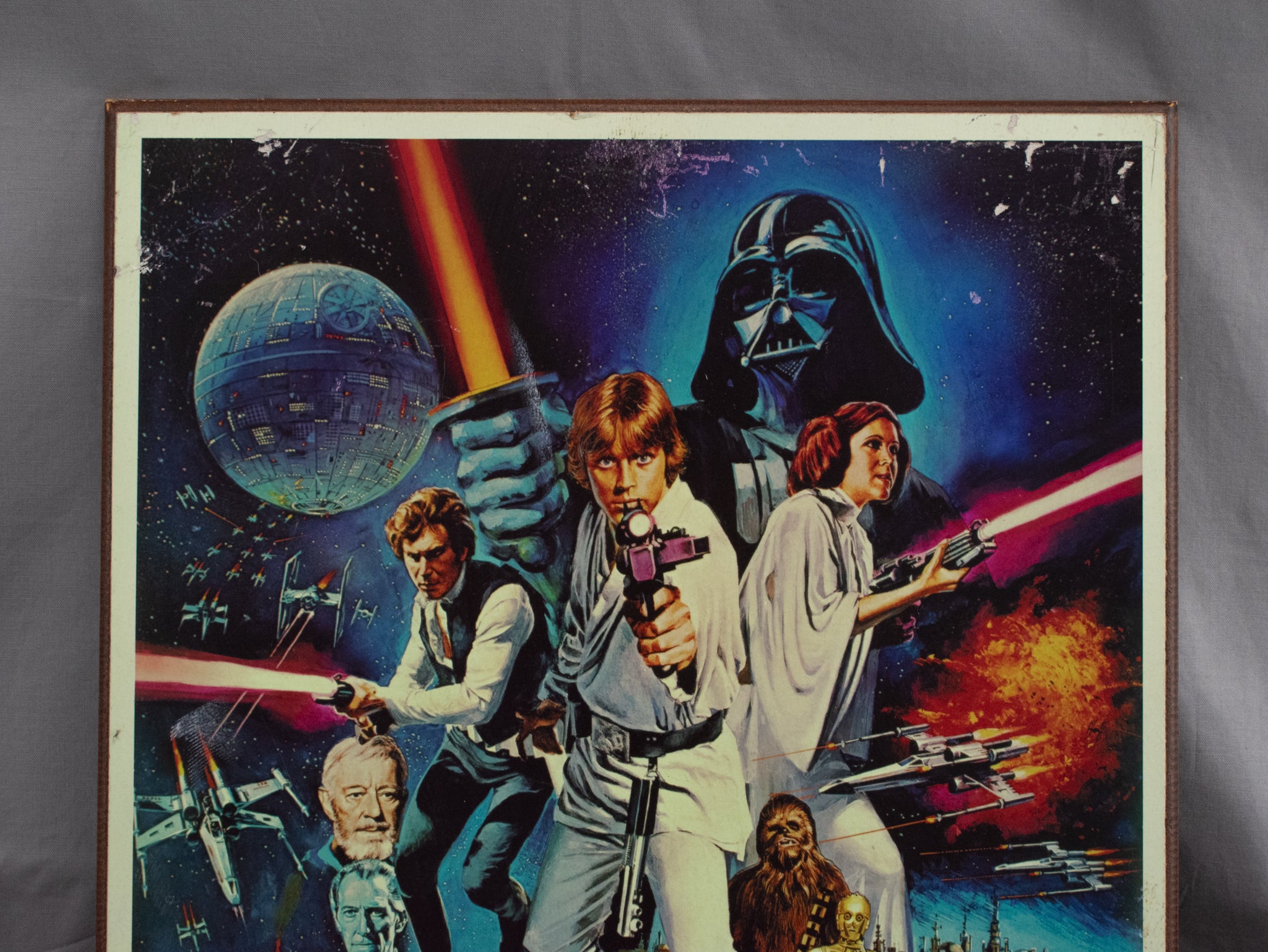Star Wars Movie Art A New Hope Wood Plaque Home Decor 13x19