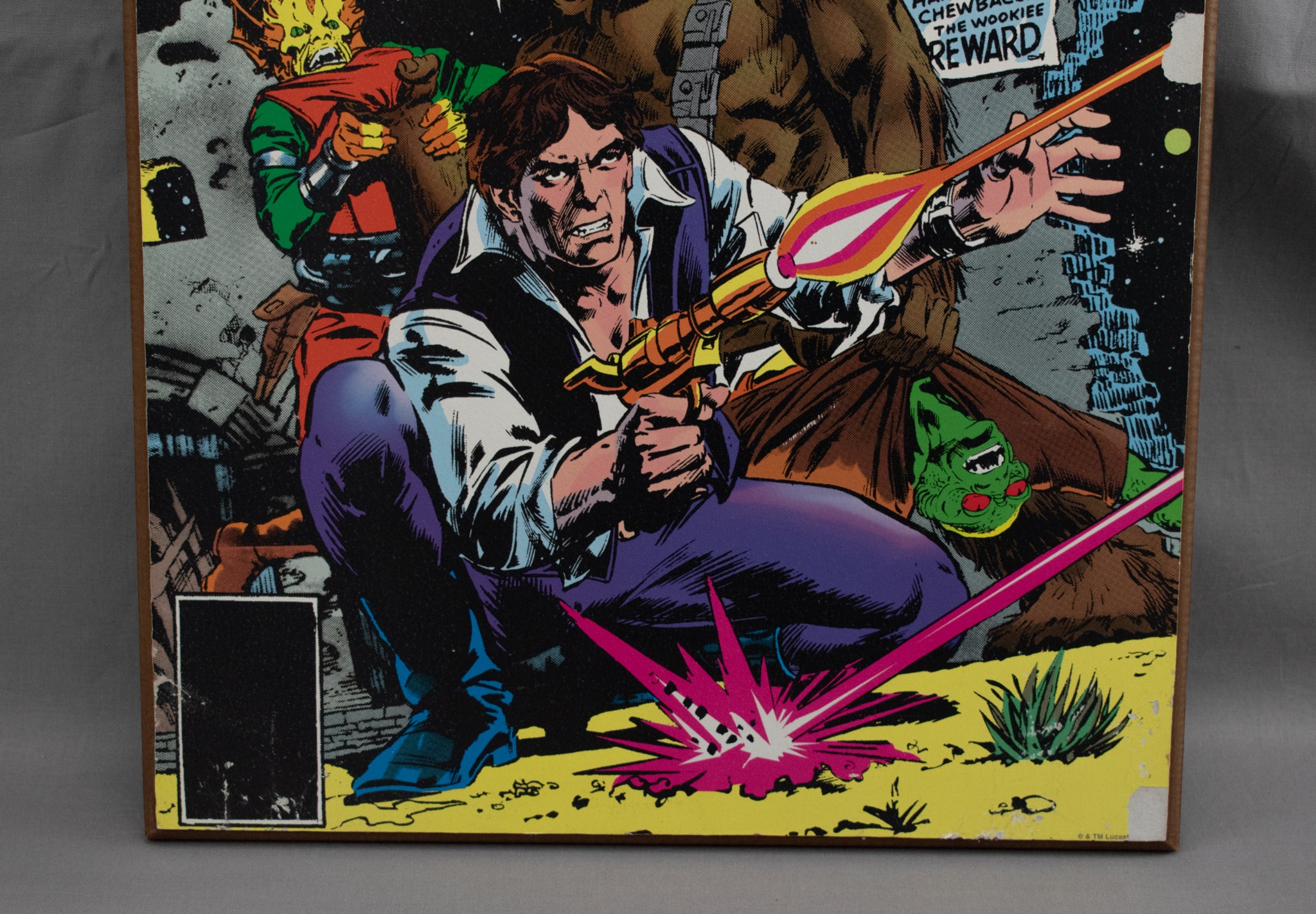 Star Wars Comic Book Art Issue 7 Wood Plaque Home Decor 13x19