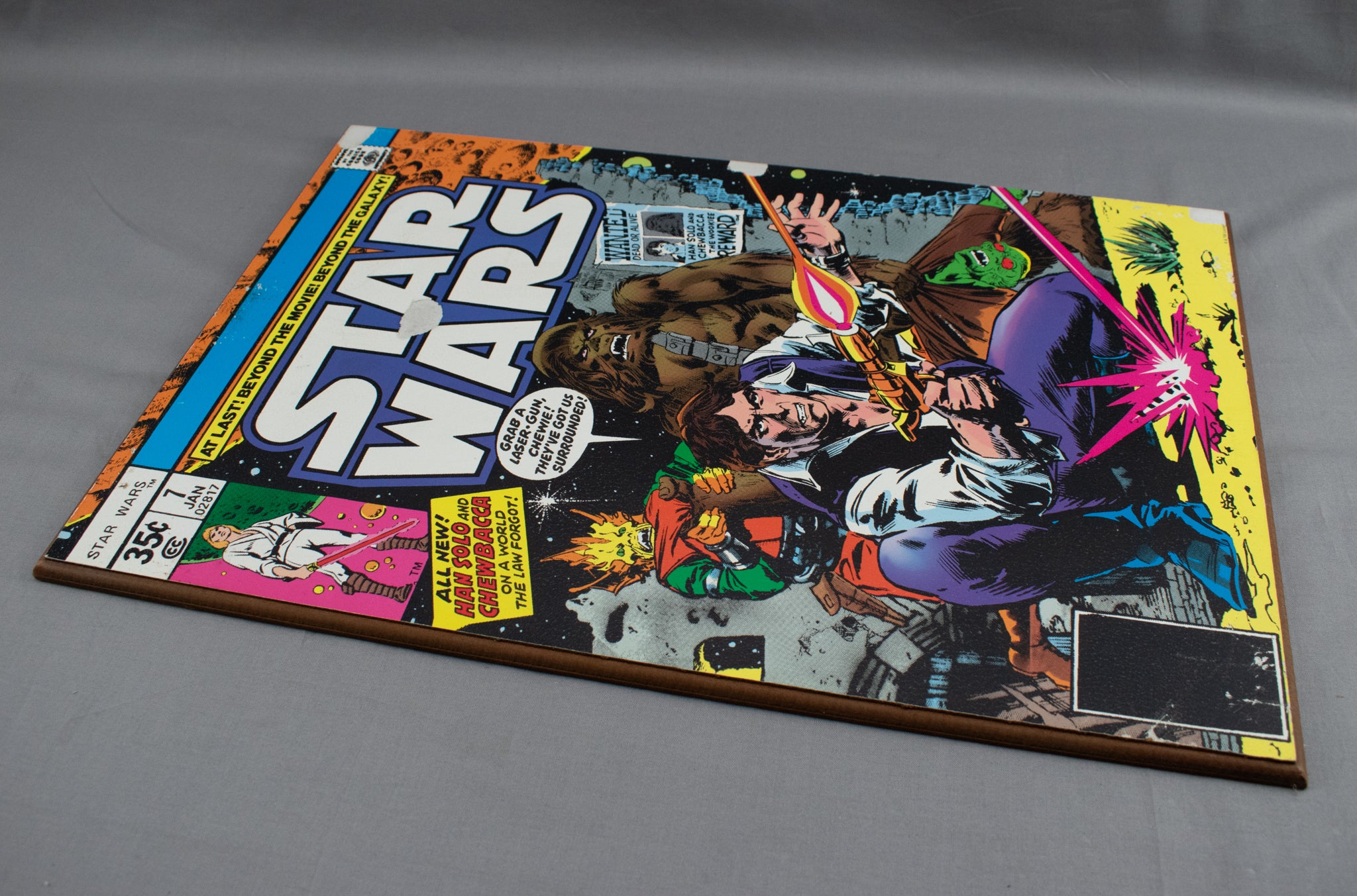 Star Wars Comic Book Art Issue 7 Wood Plaque Home Decor 13x19
