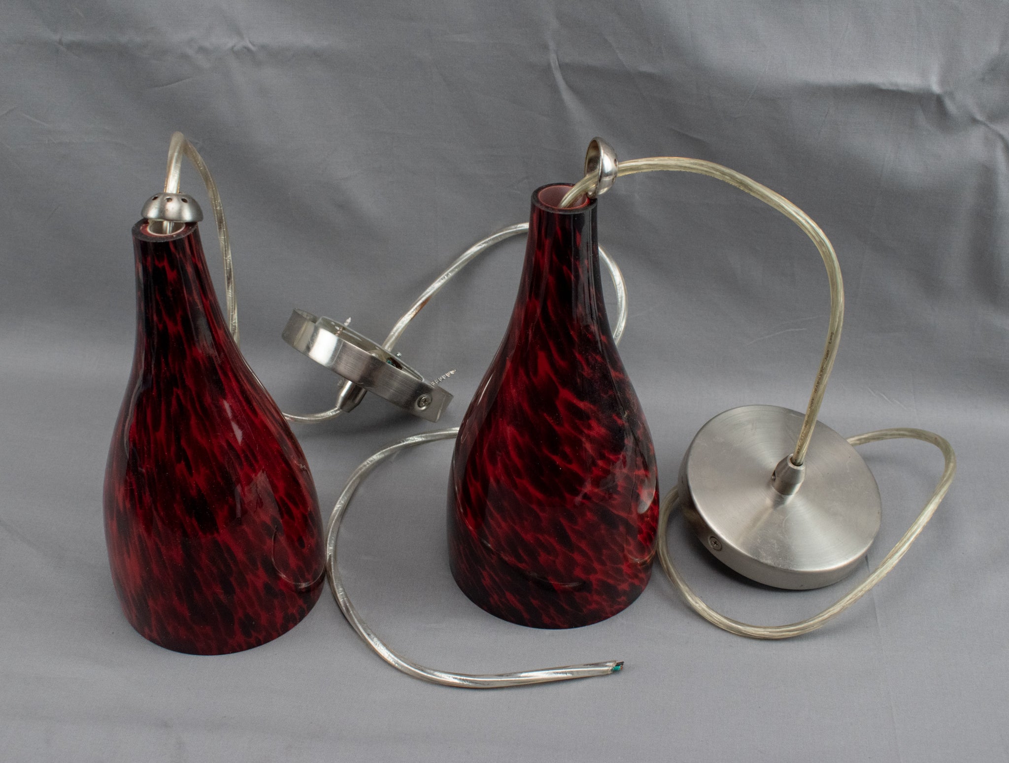 Red Hanging Lanterns Used 10in