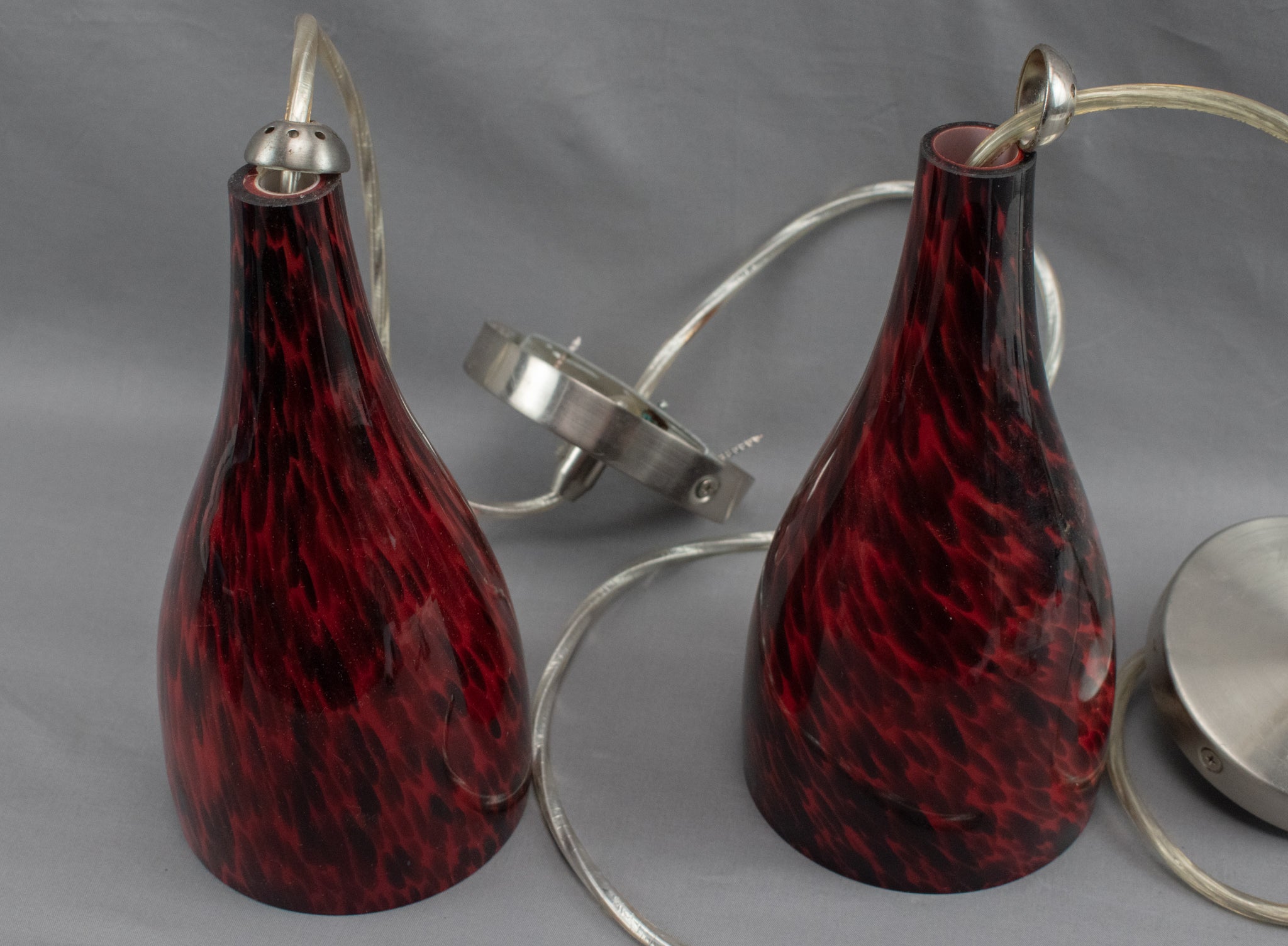 Red Hanging Lanterns Used 10in