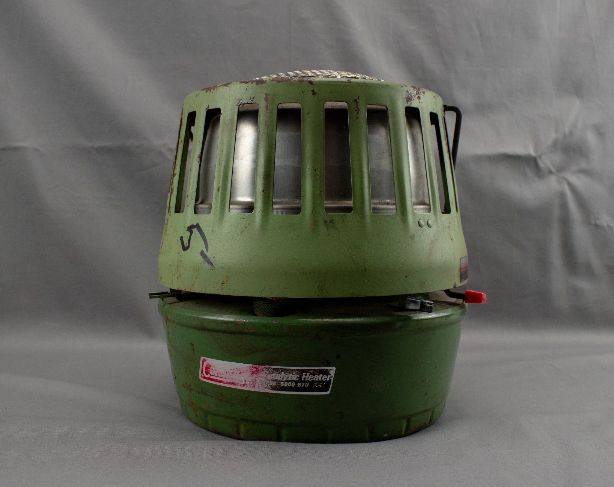 Vintage Coleman Catalytic Heater 5000 Btu Model 513b 11/81 1978 Green