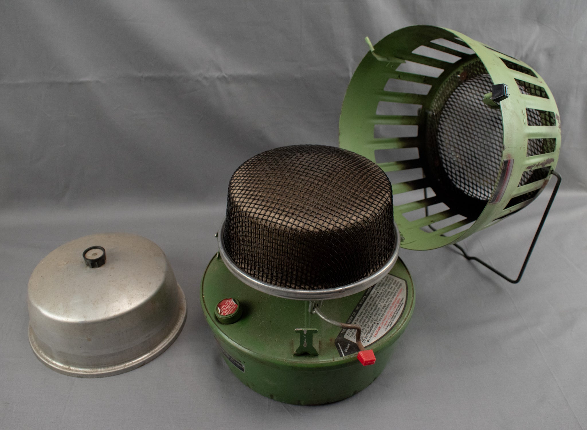 Vintage Coleman Catalytic Heater 5000 Btu Model 513b 11/81 1978 Green