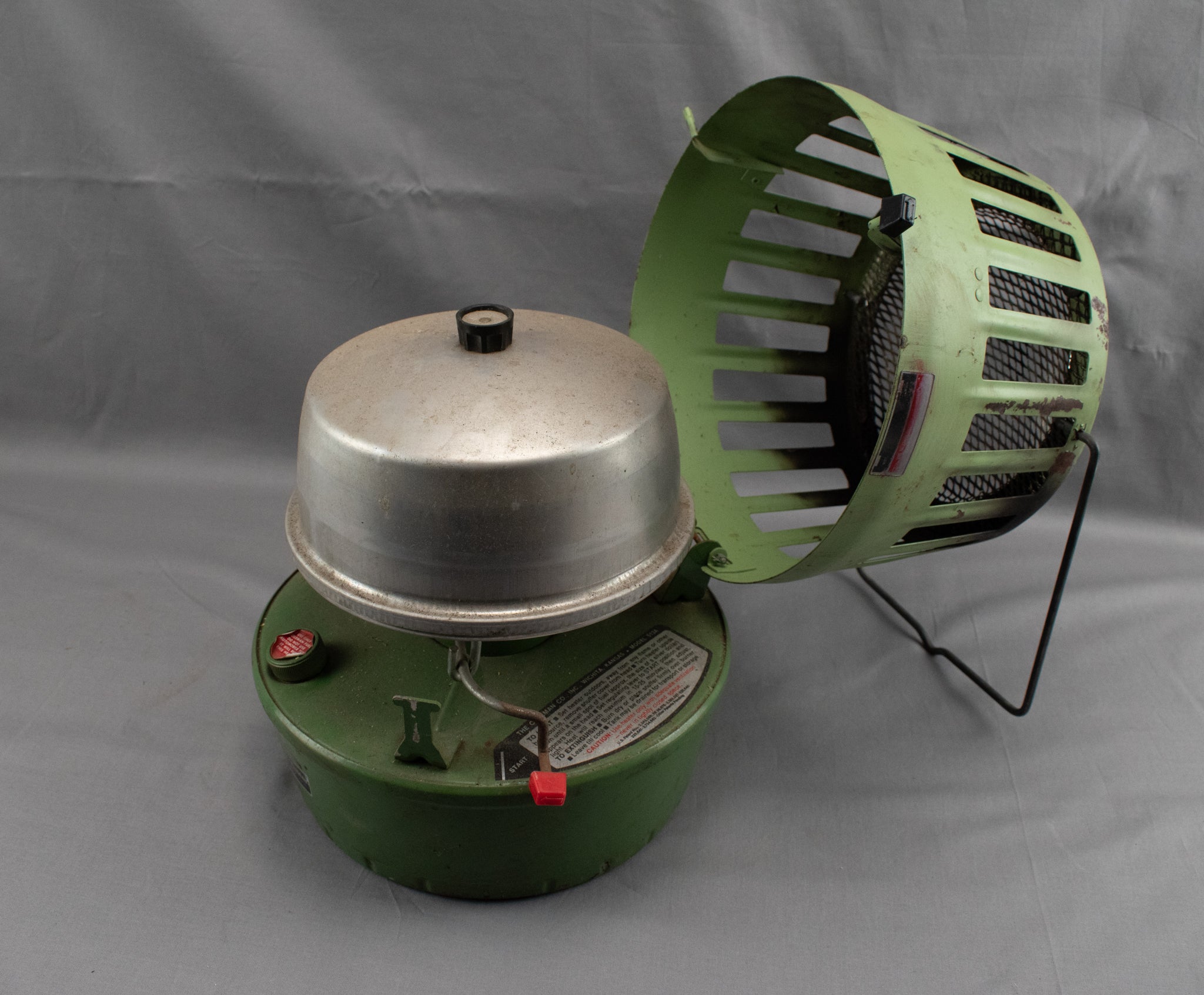 Vintage Coleman Catalytic Heater 5000 Btu Model 513b 11/81 1978 Green
