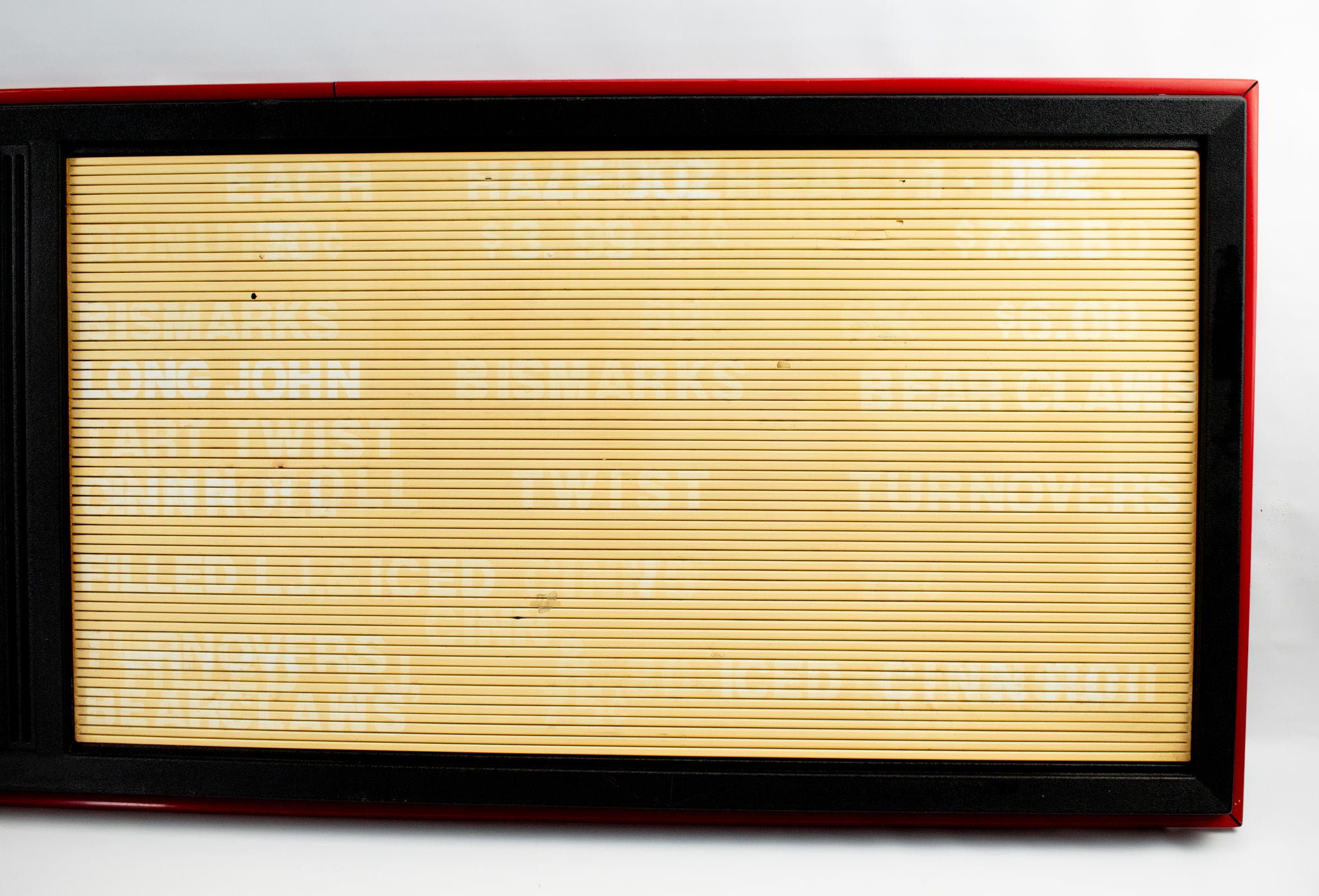 Vintage Coke Menu Board Coca Cola Sign 43x17in Used Bar Sign Food Menu