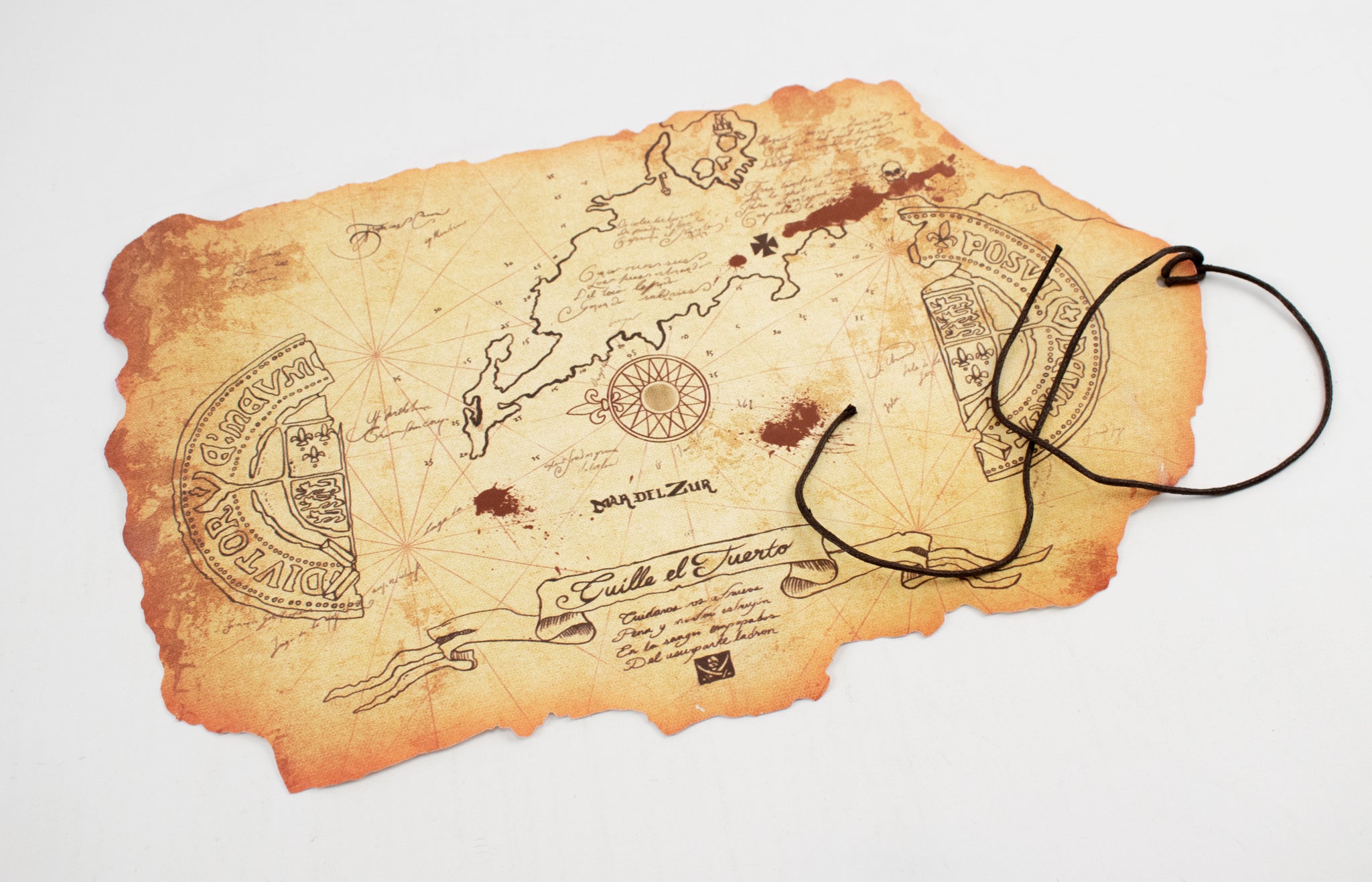 Goonies Exclusive Map Used Nerd Block 2016 Rolled Up Treasurer Map Authentic 13x8in