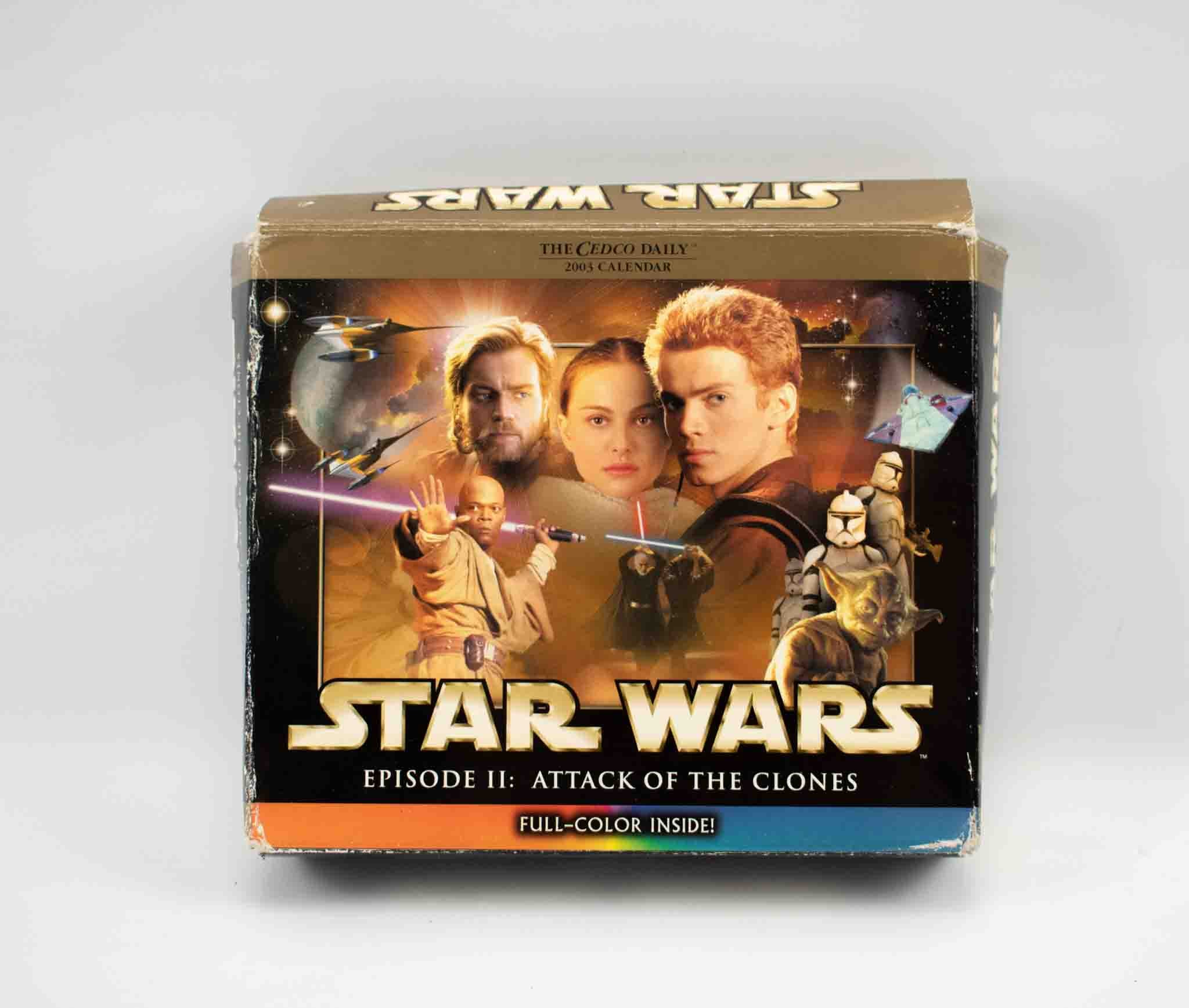 Star Wars Episode 2 Attack of the Clones Full Color Calendar 2003