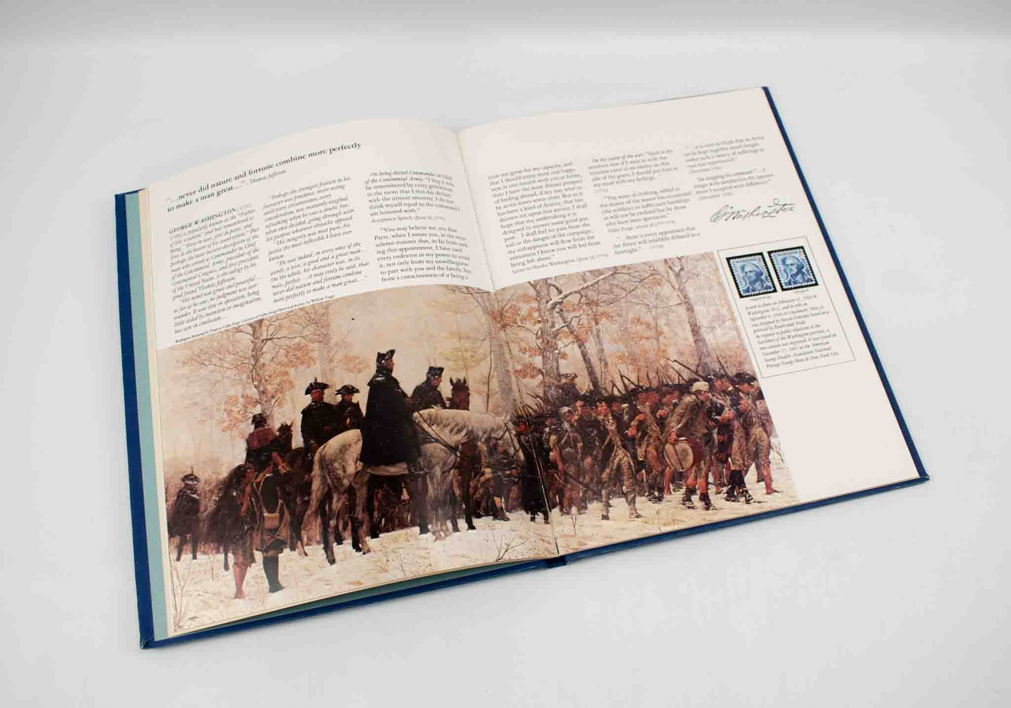 Collection Of Mint Stamps Book American Series used