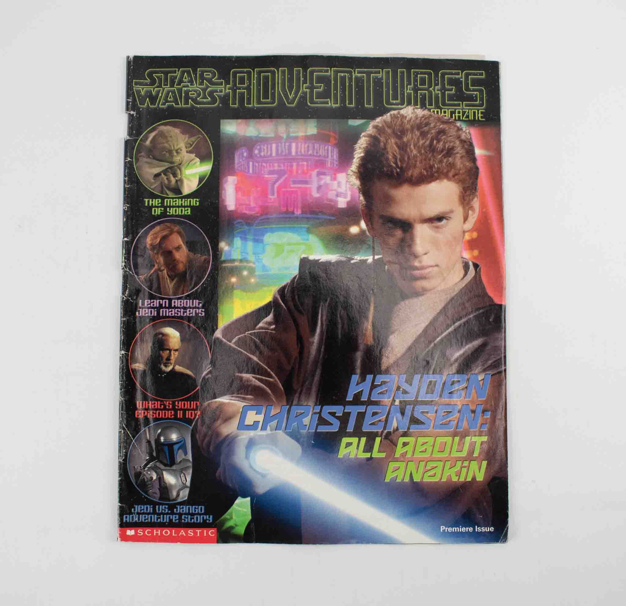 Star Wars Adventure Scholastic Magazine Lot 4x Used Clone Wars Jedi Quest