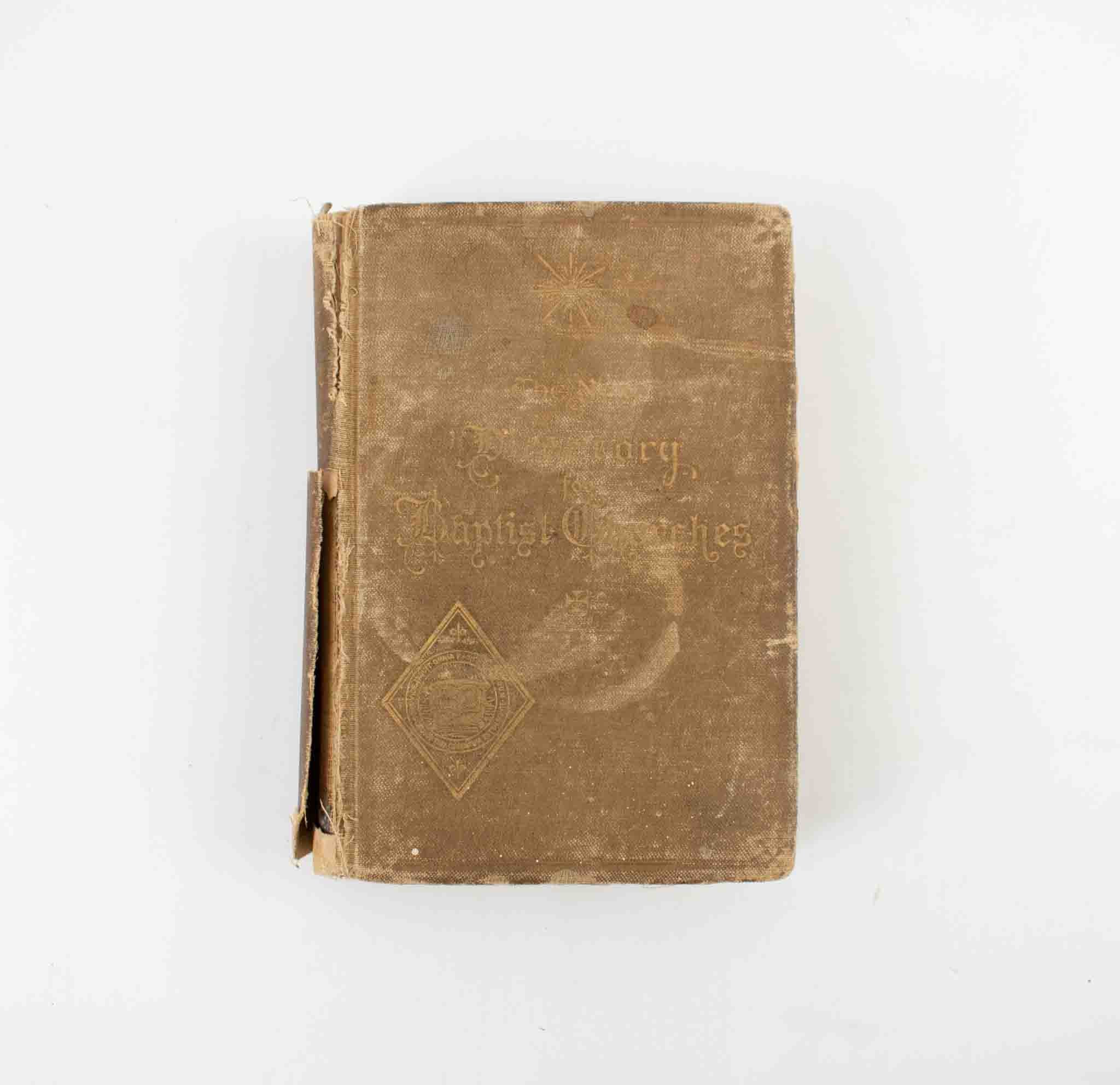 Old Bible Hardcover Bible 1902 Vintage Torn Damaged Brown Christianity Bible Book