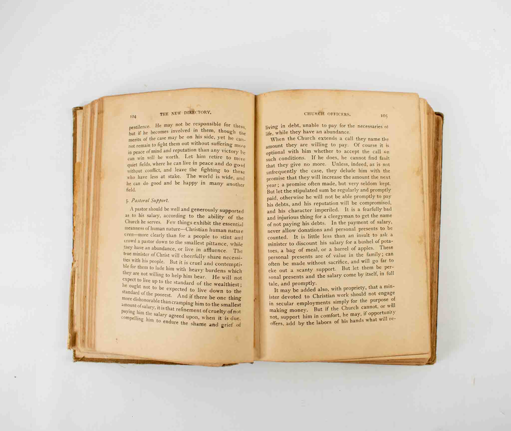 Old Bible Hardcover Bible 1902 Vintage Torn Damaged Brown Christianity Bible Book