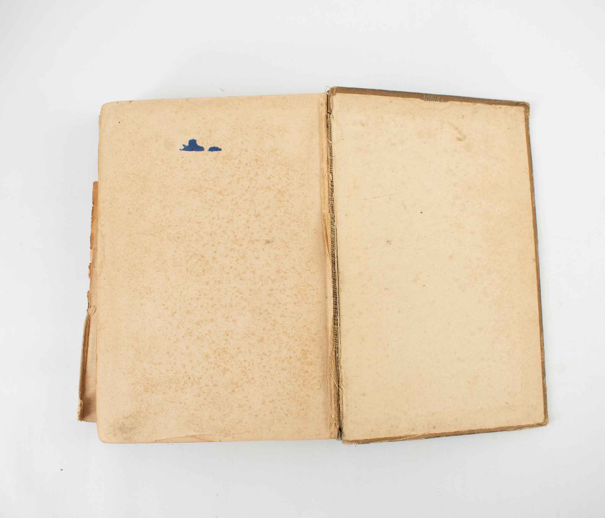 Old Bible Hardcover Bible 1902 Vintage Torn Damaged Brown Christianity Bible Book