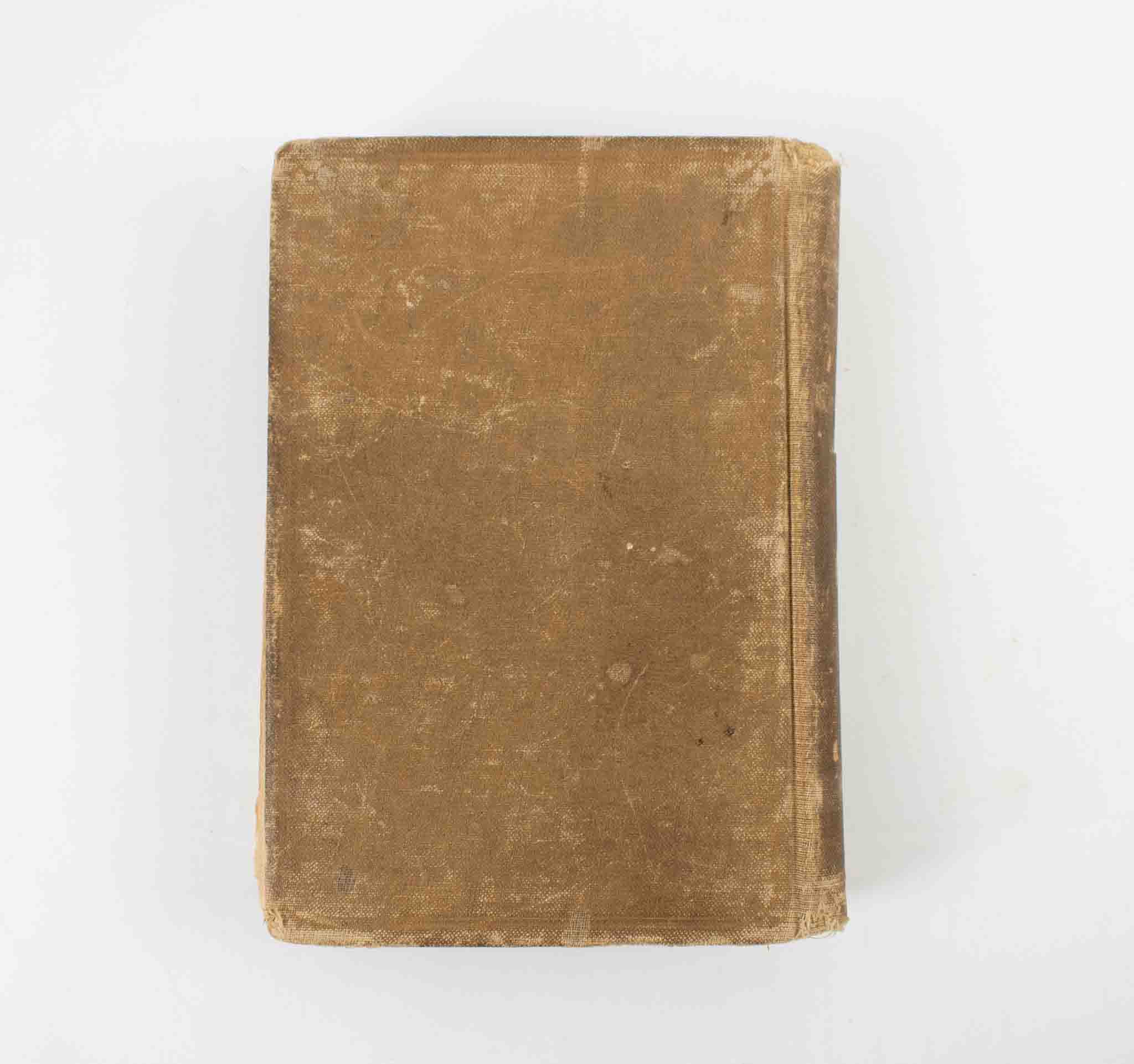 Old Bible Hardcover Bible 1902 Vintage Torn Damaged Brown Christianity Bible Book