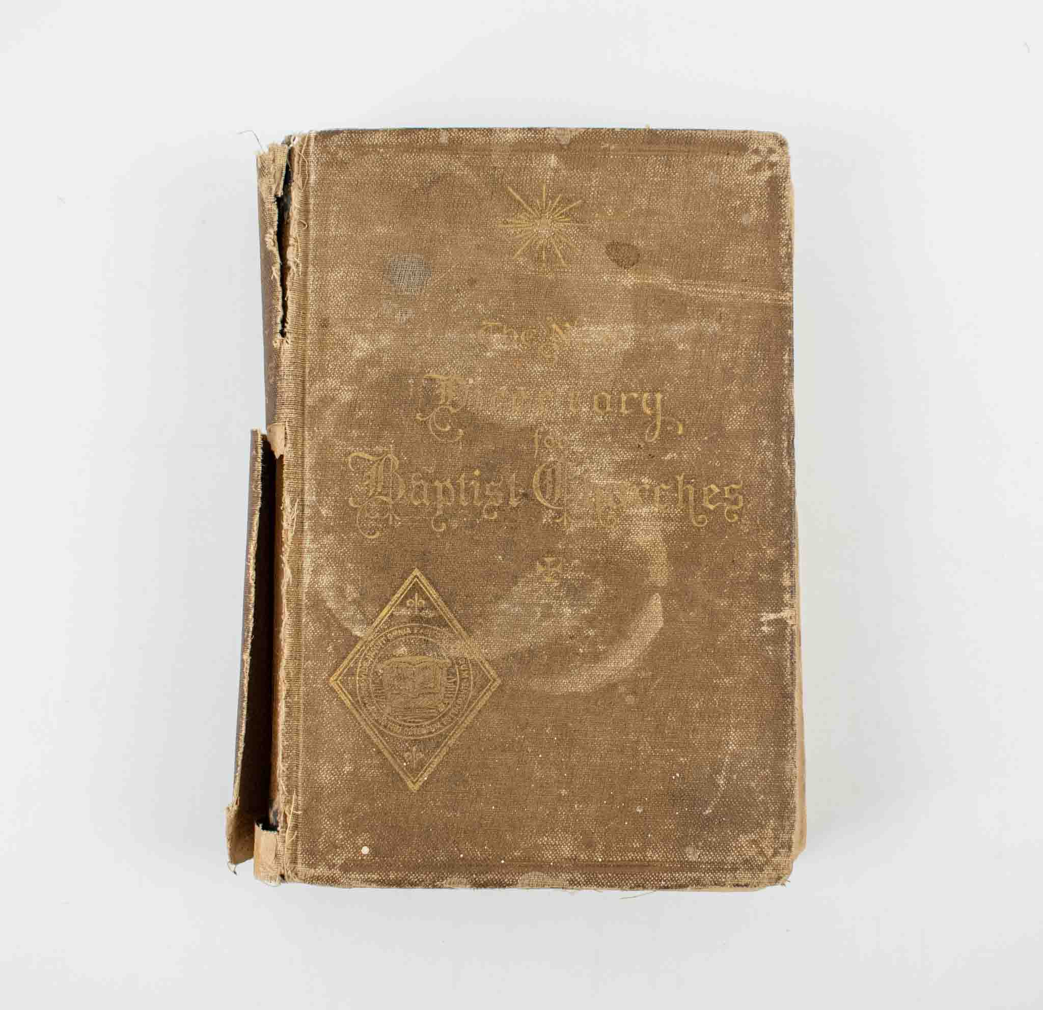 Old Bible Hardcover Bible 1902 Vintage Torn Damaged Brown Christianity Bible Book