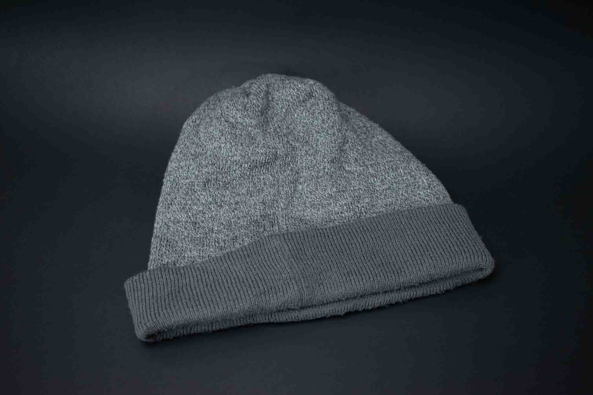 DC Skateboarding Grey Beanie Cap Adult Small Softcover Headwear Used