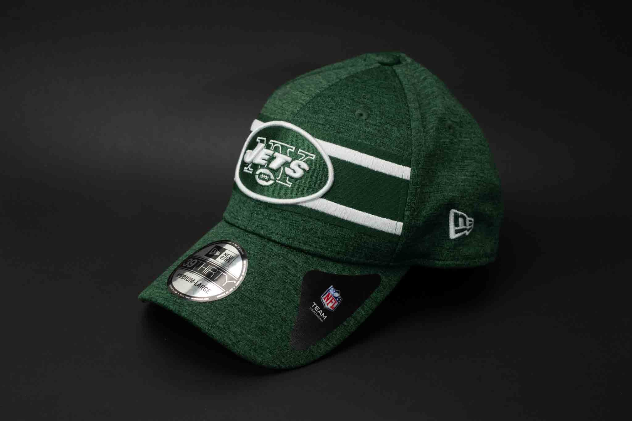 New York Jets Mens Hat 39 Thirty New Era Apparel Authentic Medium Large NFL