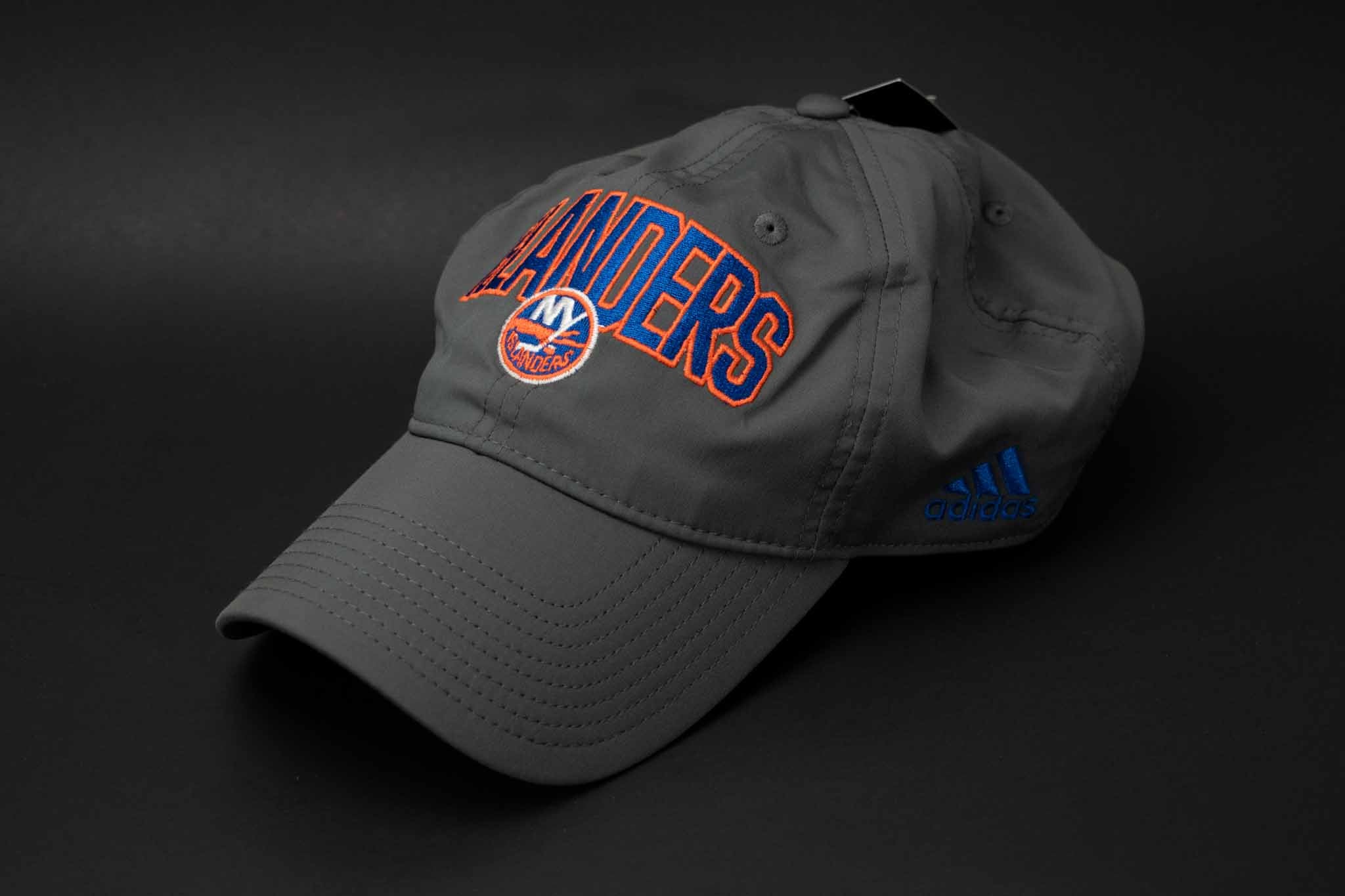 Islanders NHL Adidas Hat Adjustable Grey Hockey Mens Hat Adult Coach SLO AD