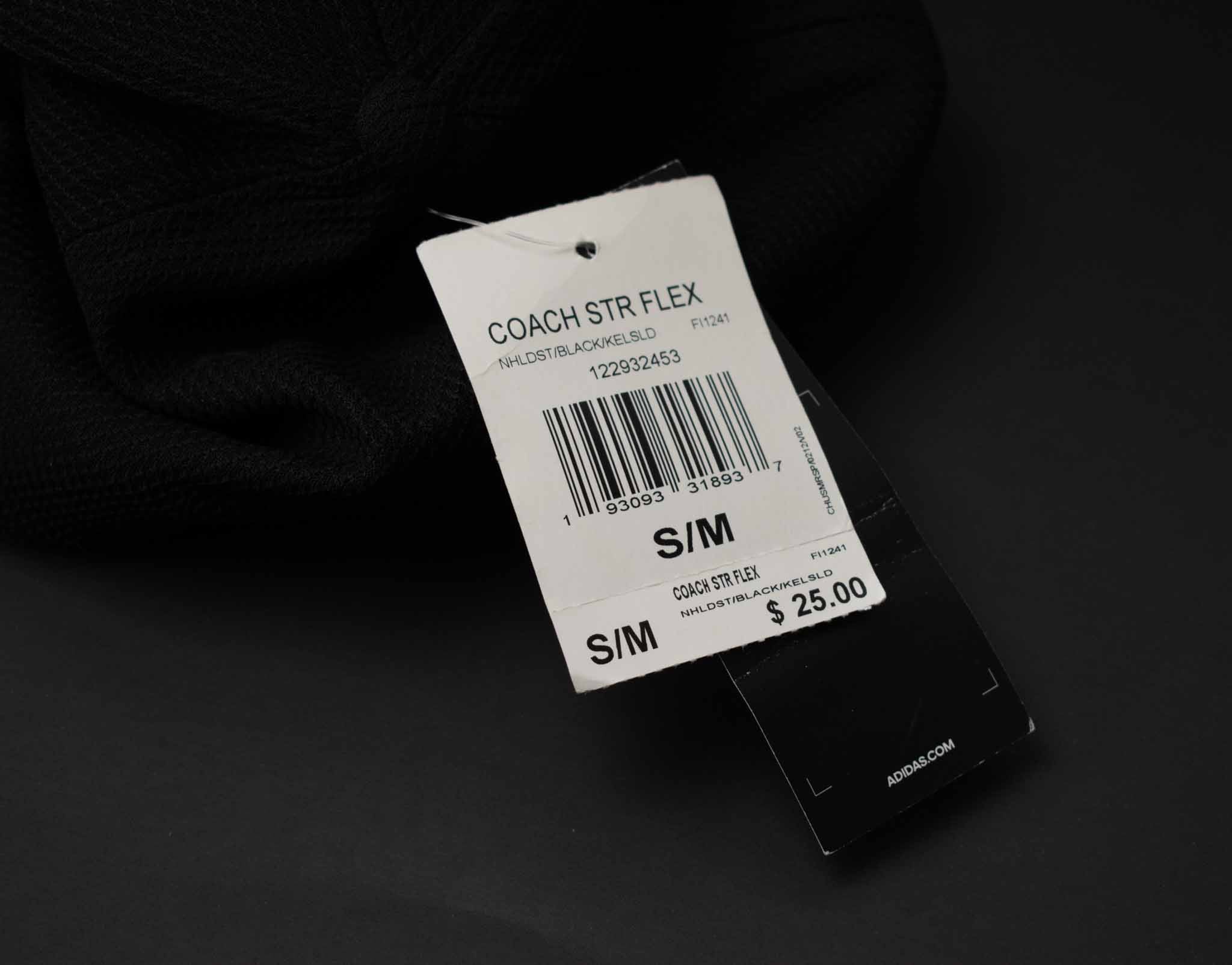 Adidas NHL Dallas Stars Hat Fitted Flex Fit Small Medium Flex Hockey Mens Adult Black