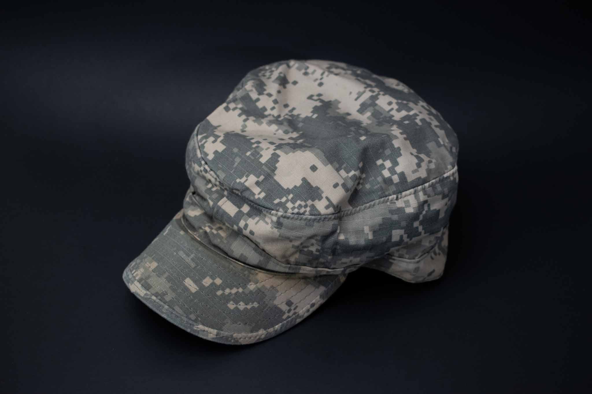 Army PC Military Patrol Cap Digital Camo Adult 7 5/8 Used Hat Headgear Cover