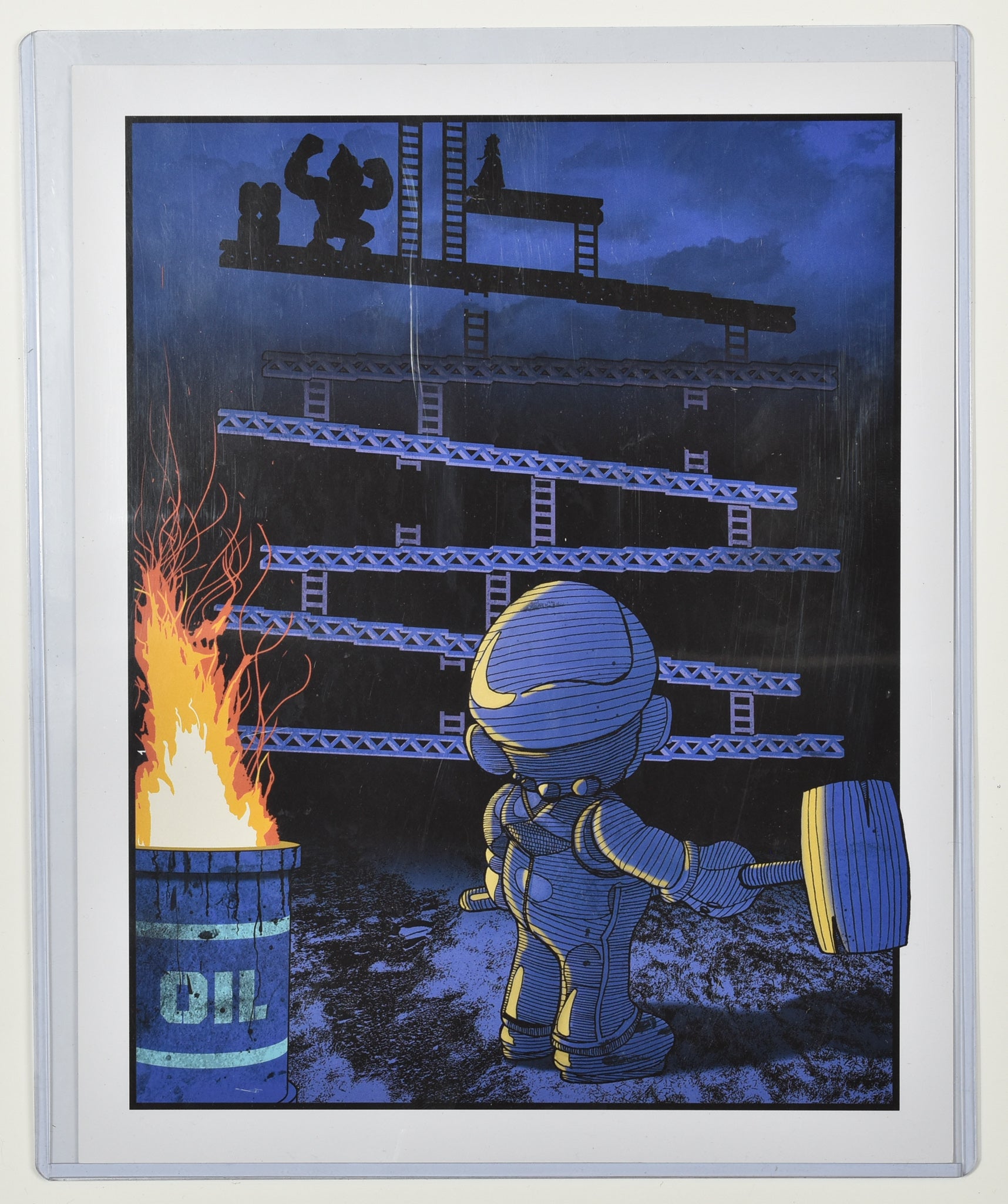 Super Mario Bros Exclusive Artwork Print 8x10in Nerd Block Exclusive