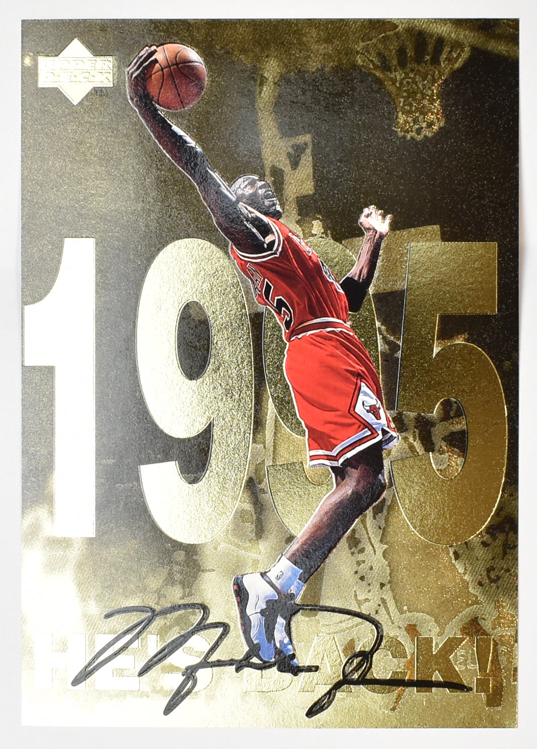 Michael Jordan 1998 Upper Deck Highlights 1-12 Oversized Gold Card Complete Set