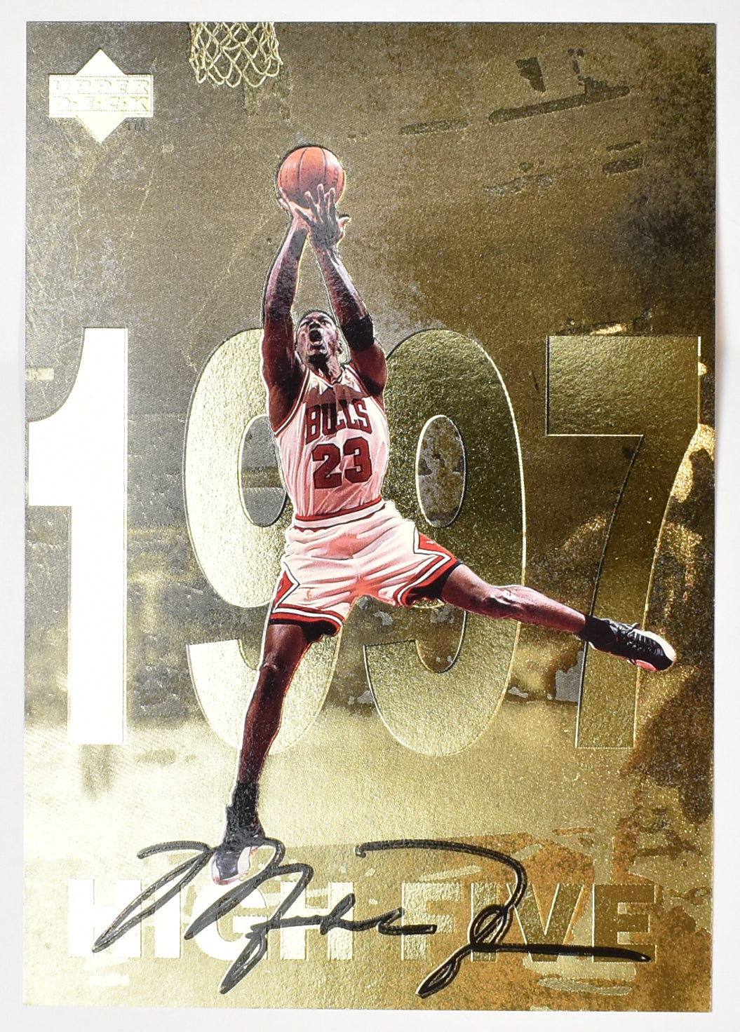 Michael Jordan 1998 Upper Deck Highlights 1-12 Oversized Gold Card Complete Set